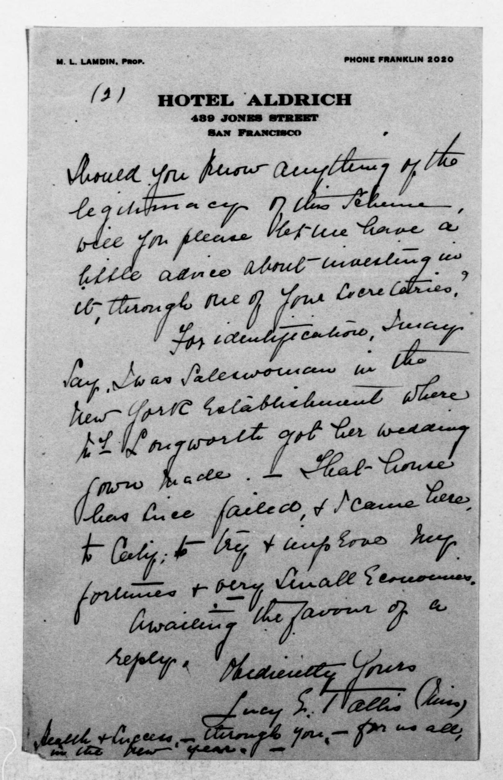 Scanned image of the current content page