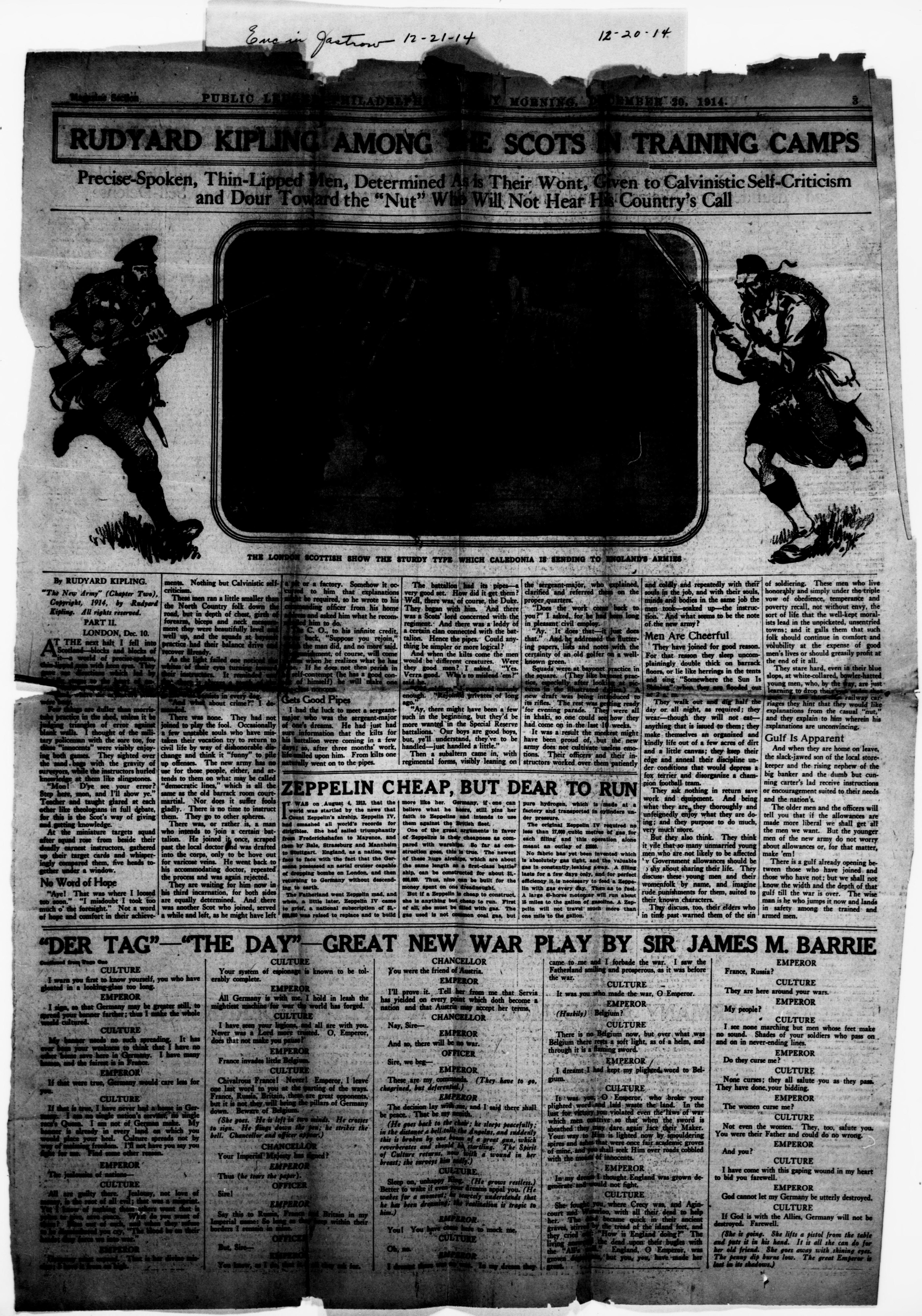 Scanned image of the current content page