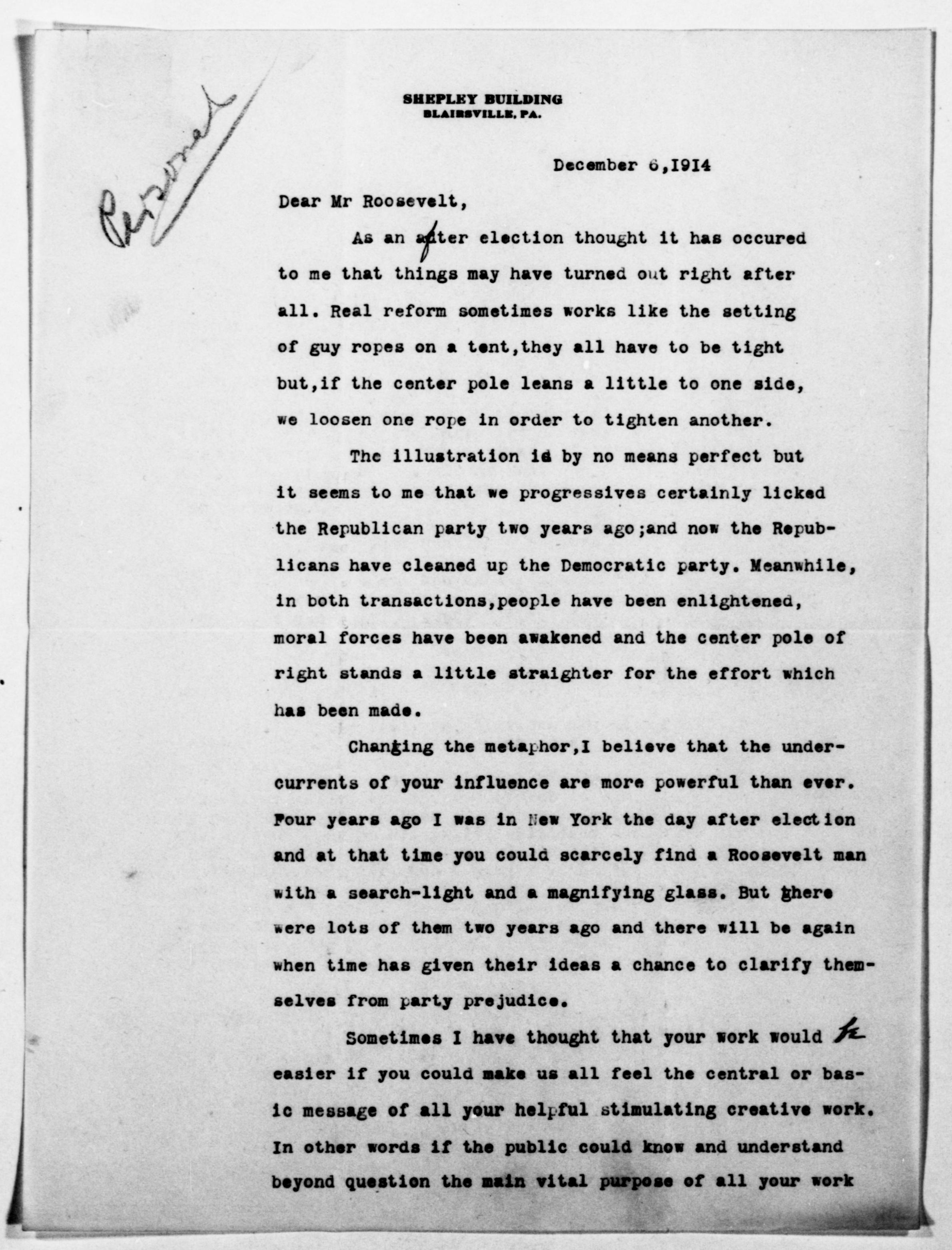 Scanned image of the current content page