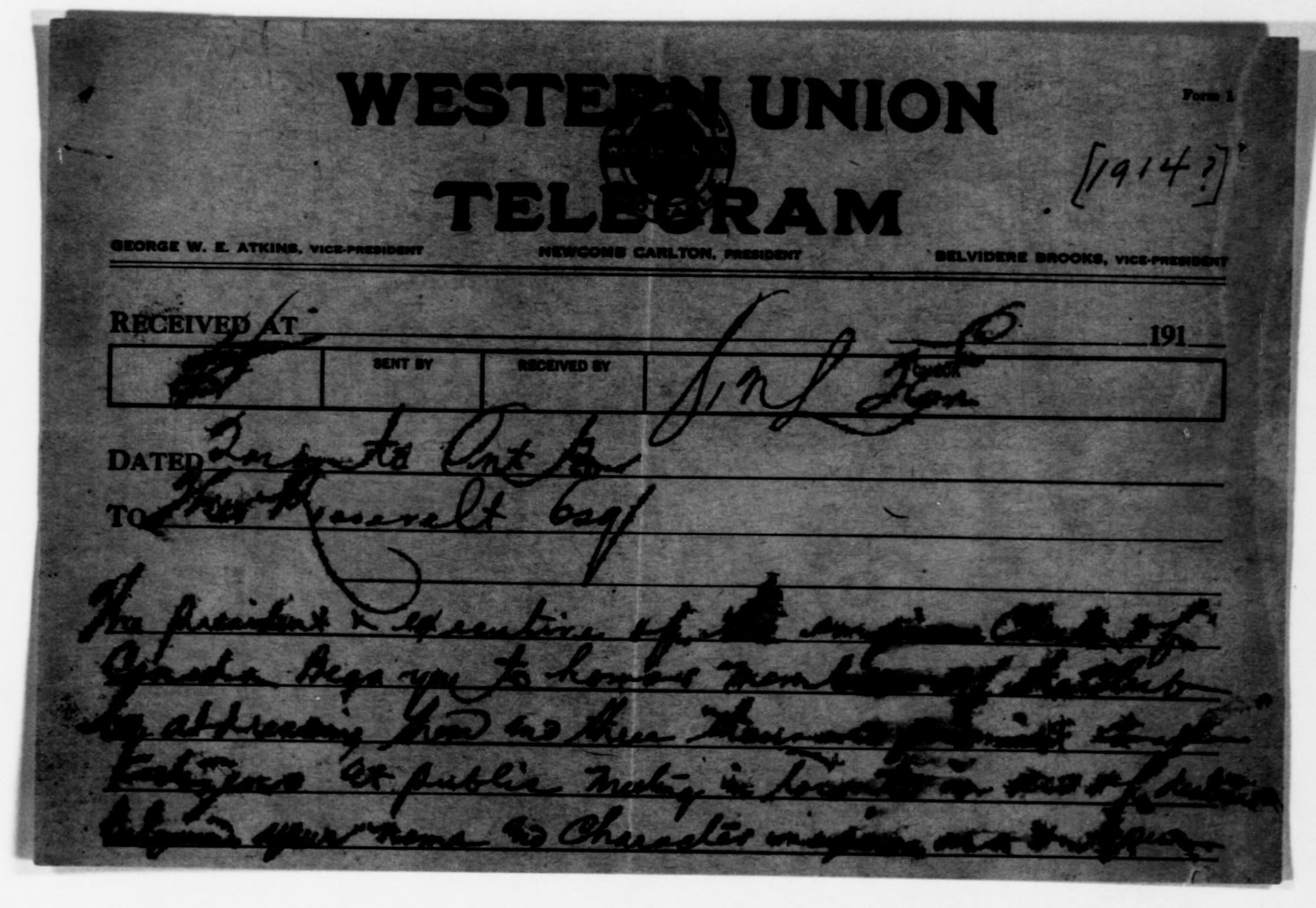 Scanned image of the current content page