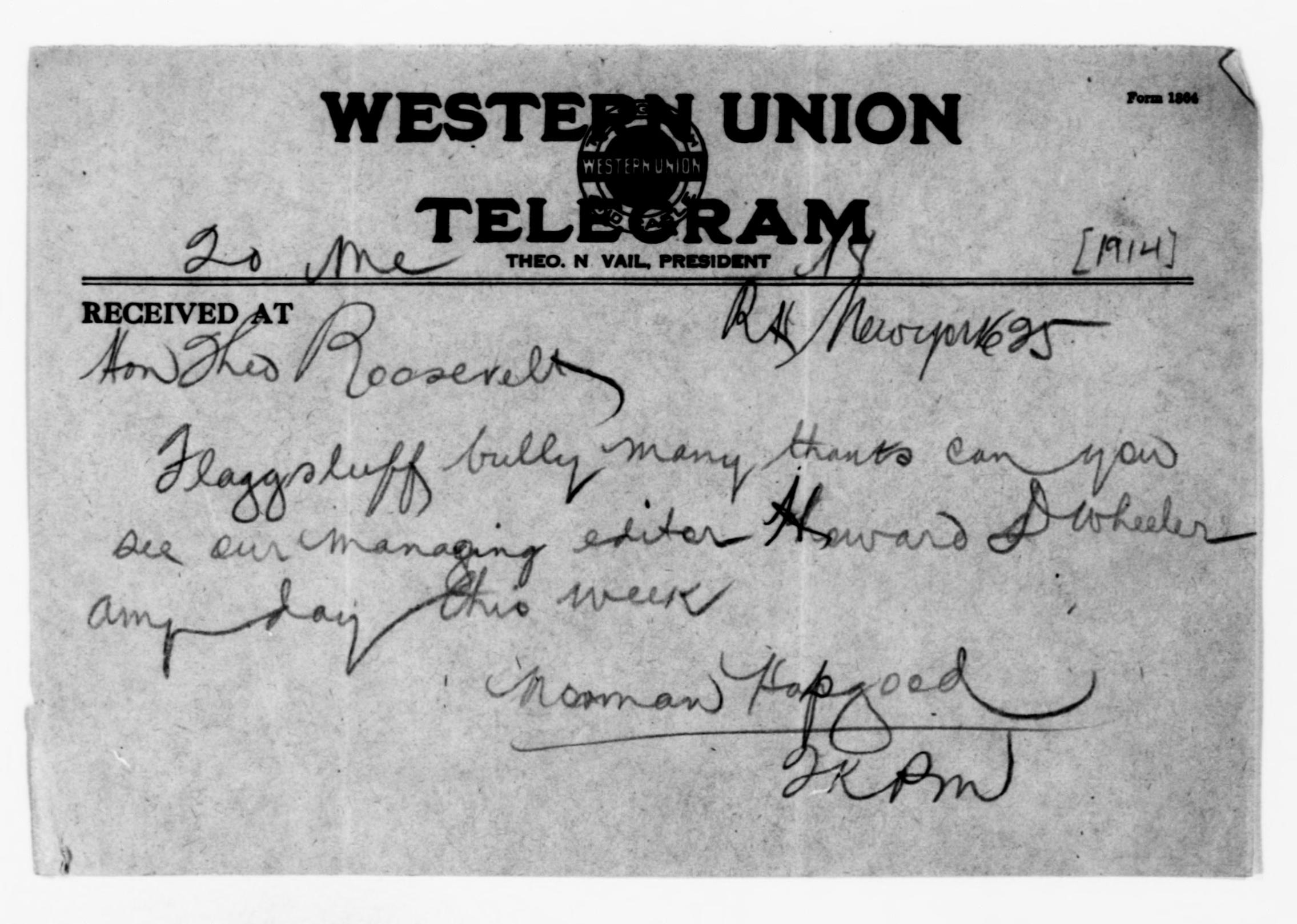 Scanned image of the current content page