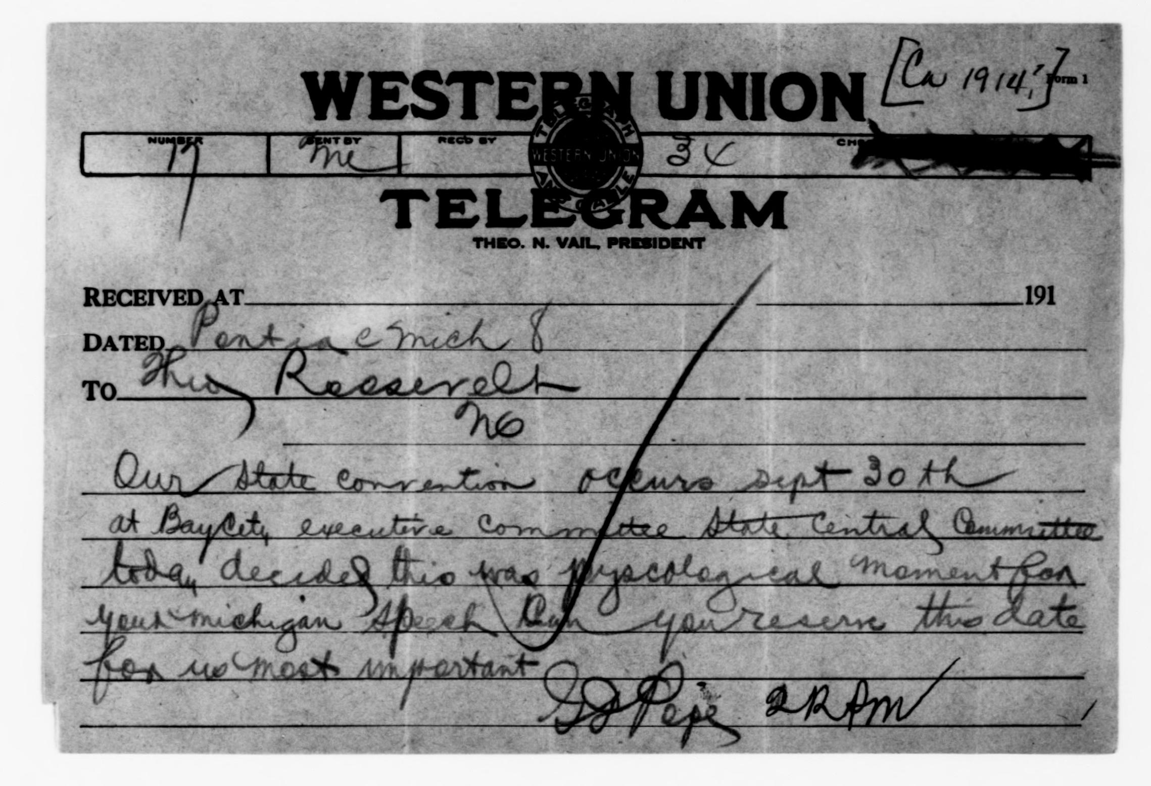 Scanned image of the current content page