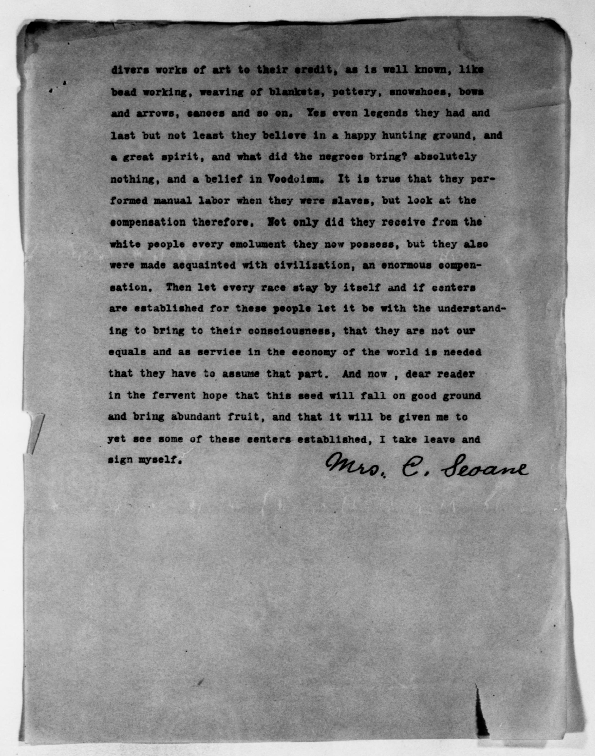 Scanned image of the current content page