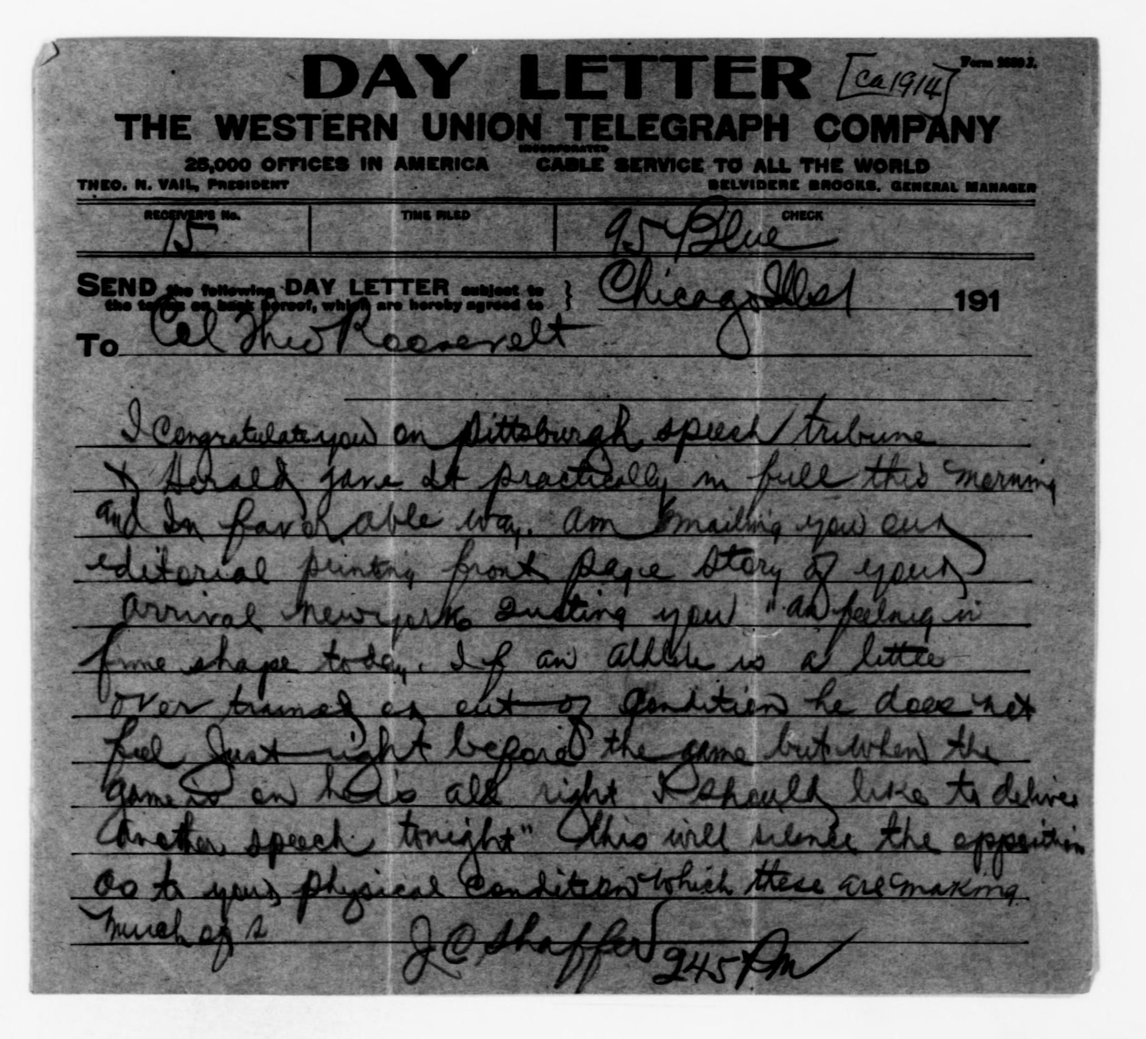 Scanned image of the current content page