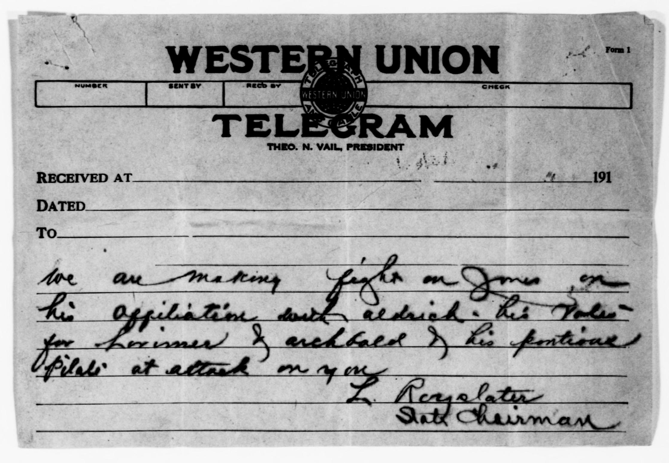 Scanned image of the current content page