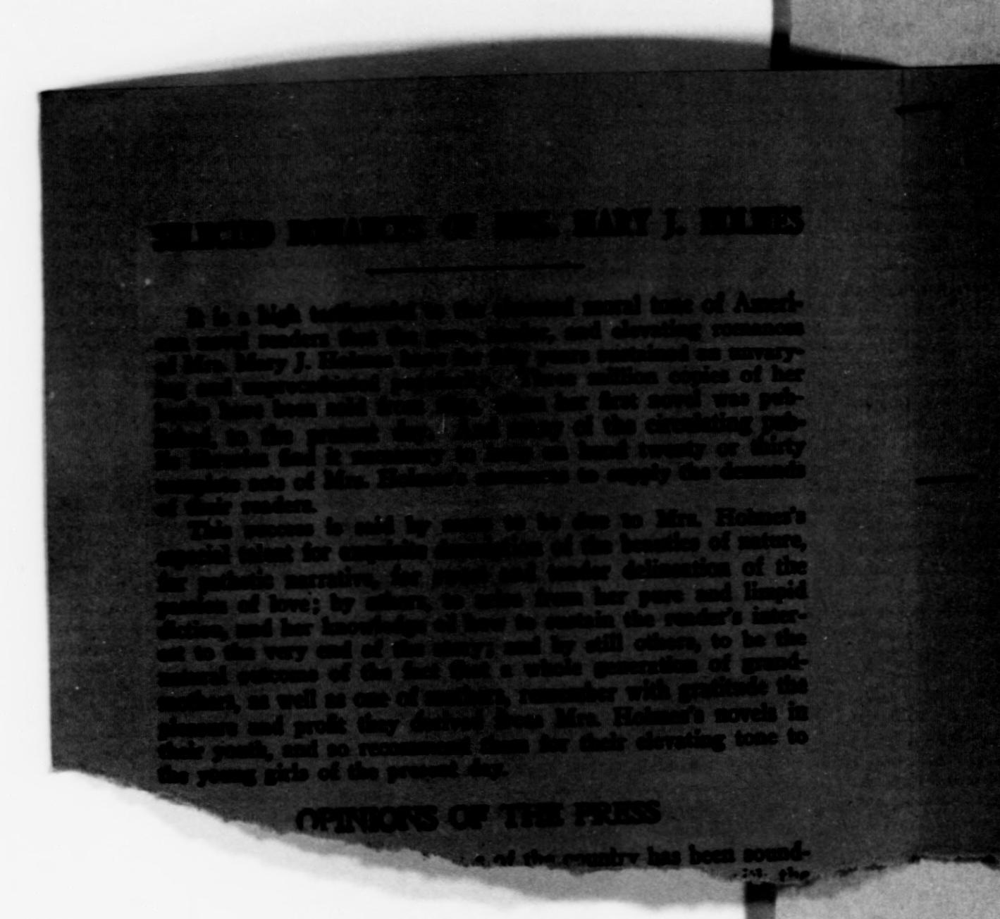 Scanned image of the current content page