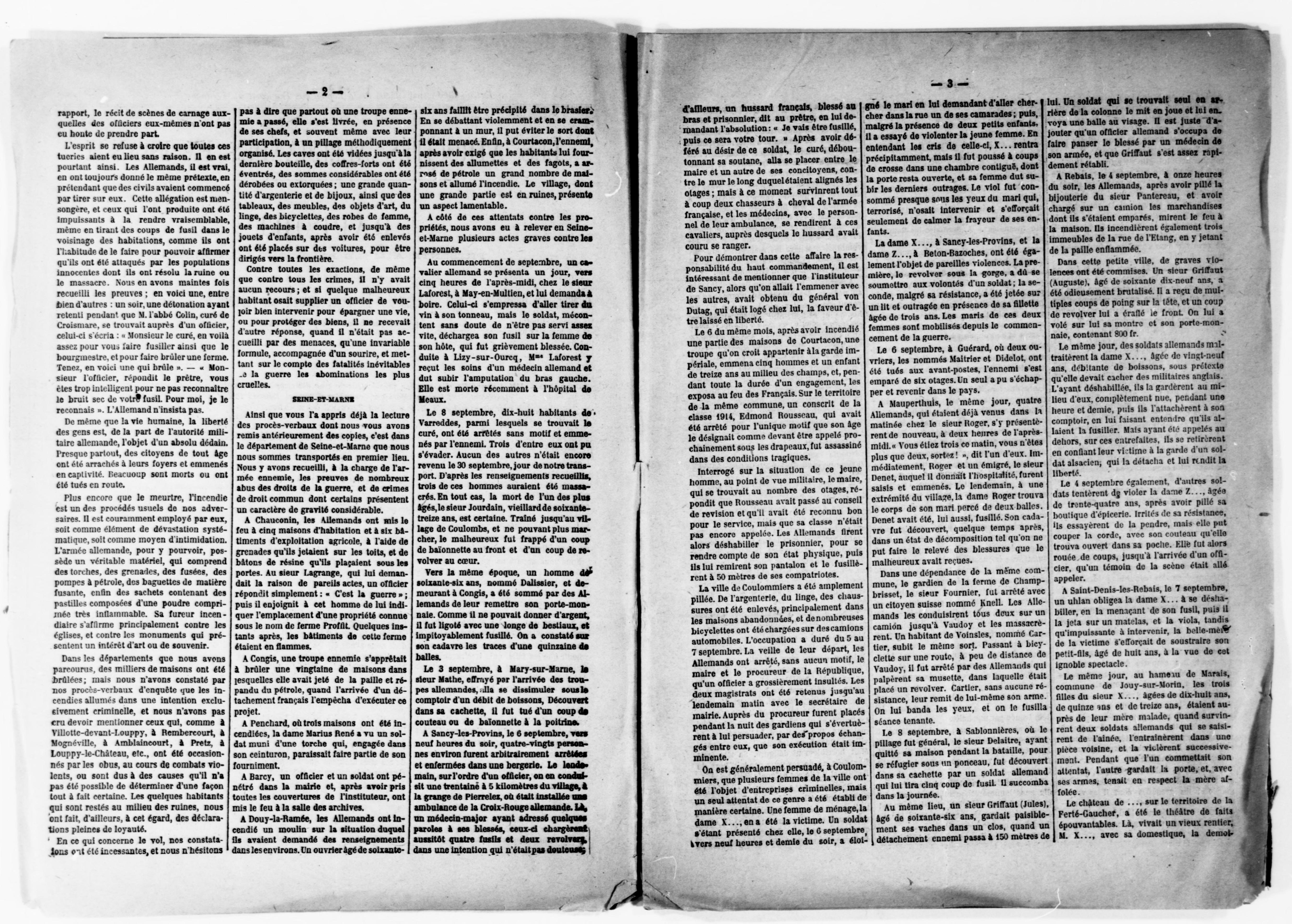 Scanned image of the current content page