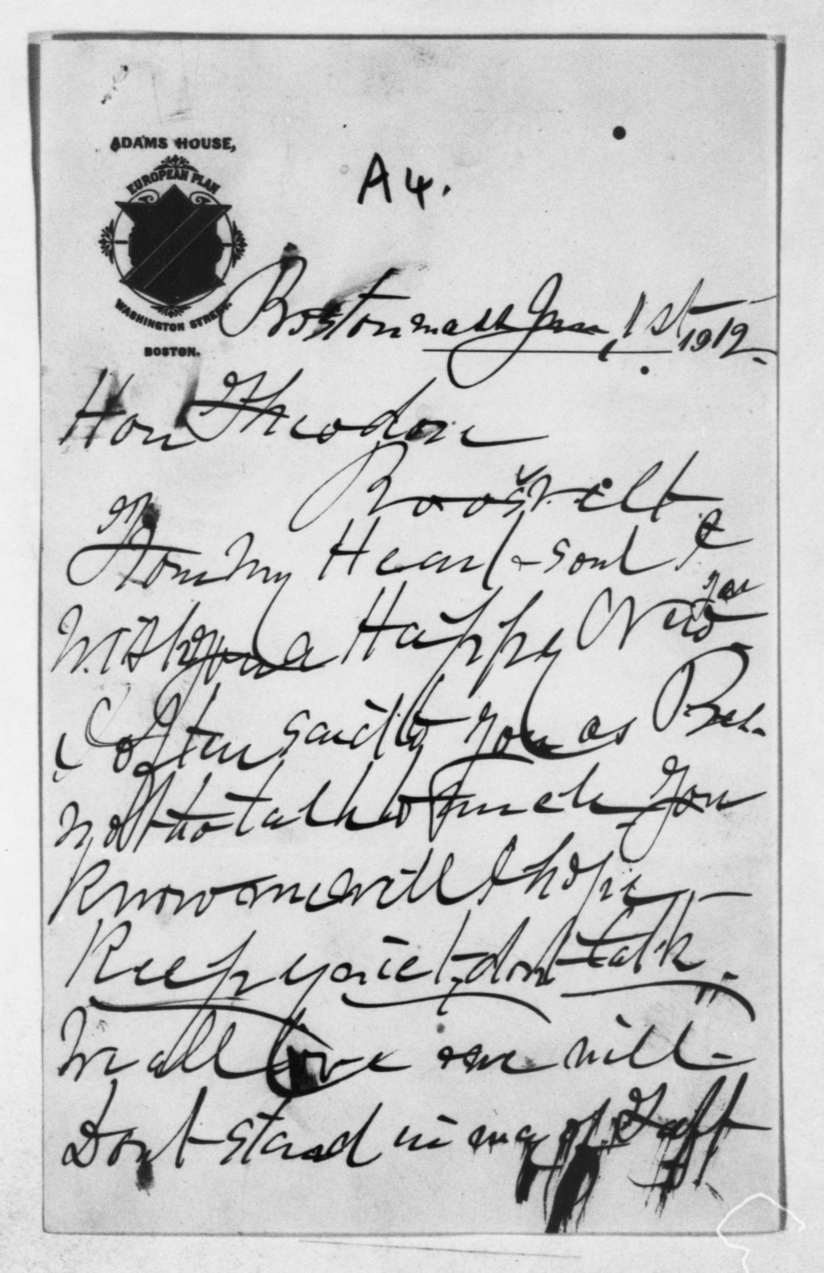 Scanned image of the current content page