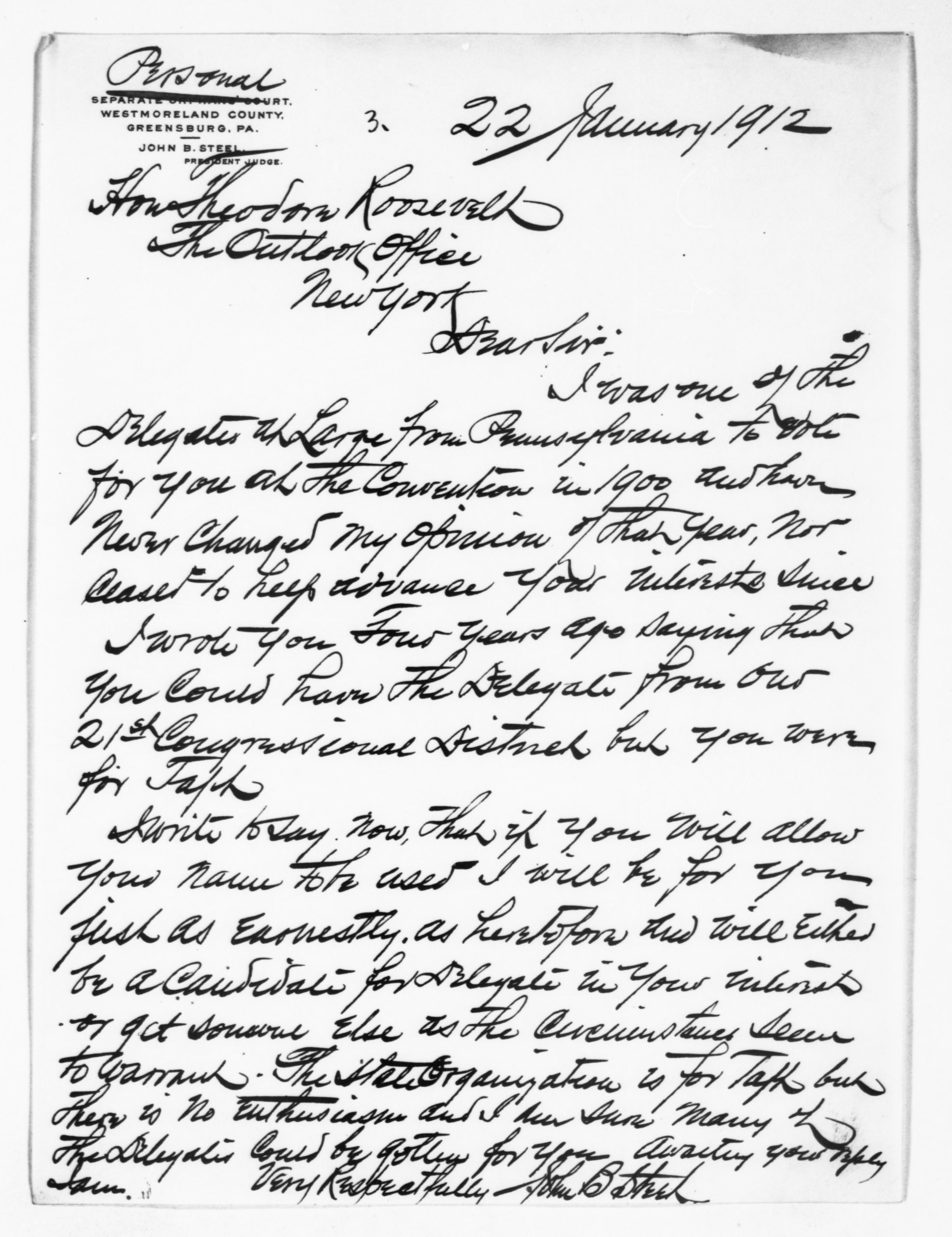 Scanned image of the current content page