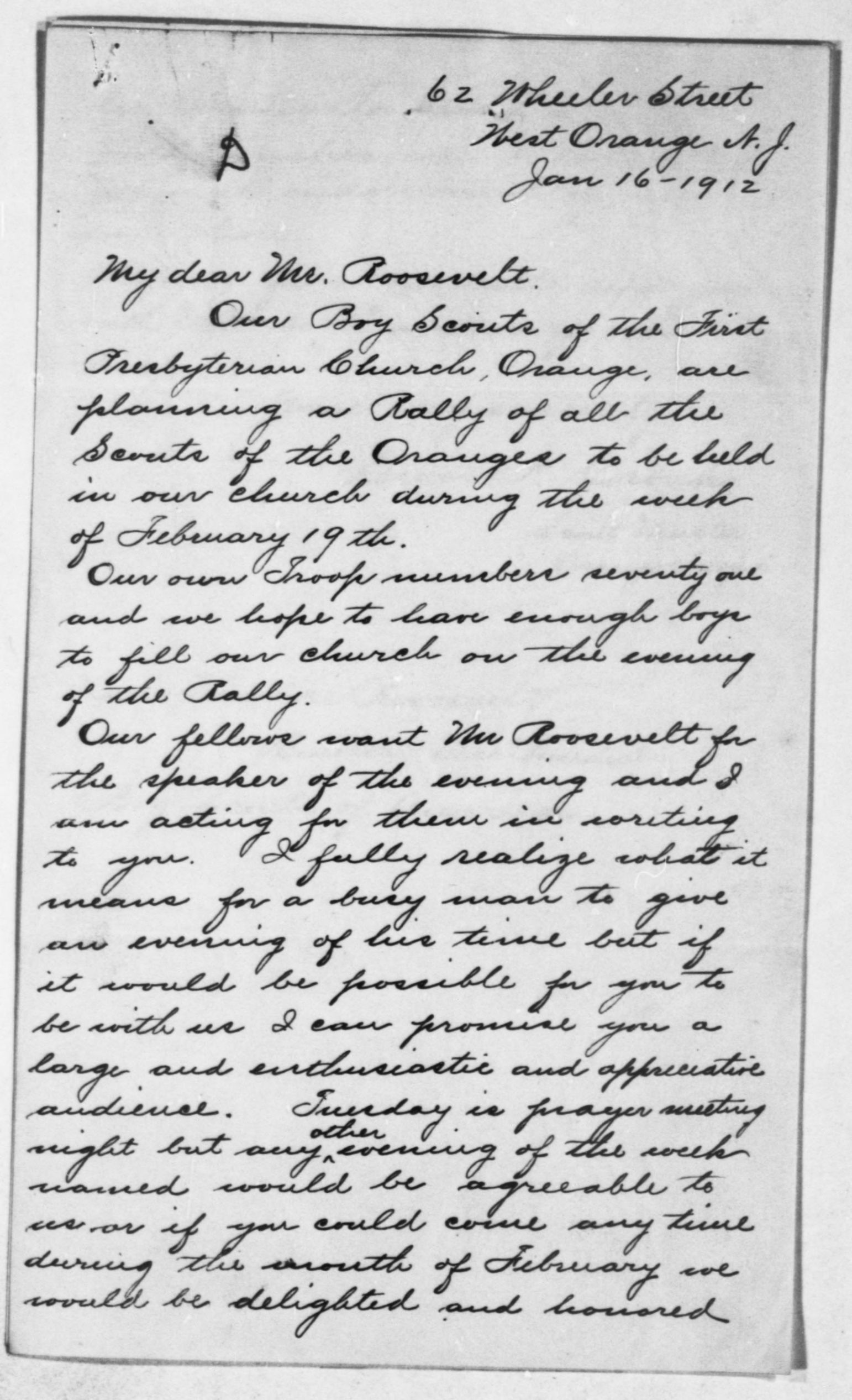 Scanned image of the current content page