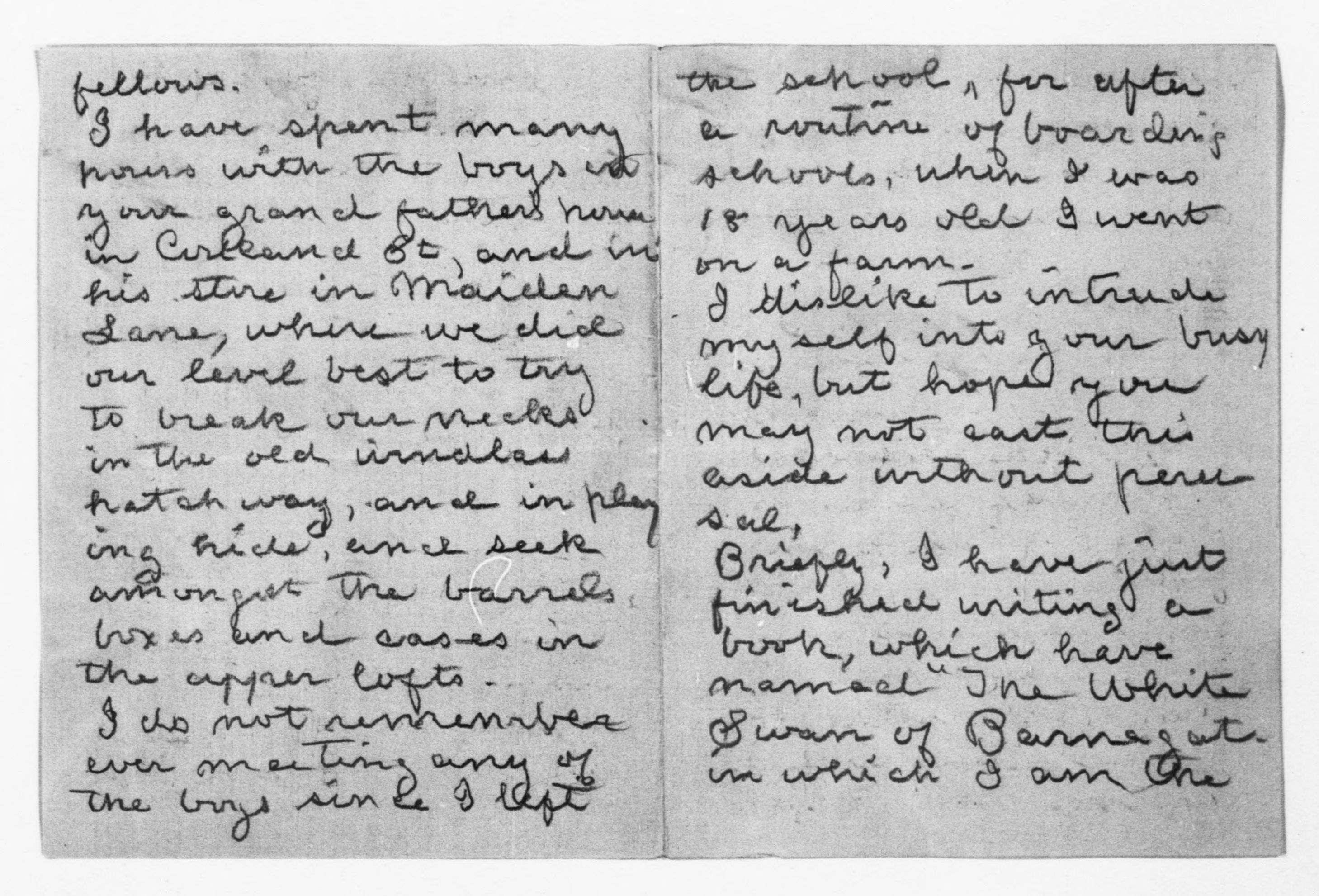Scanned image of the current content page