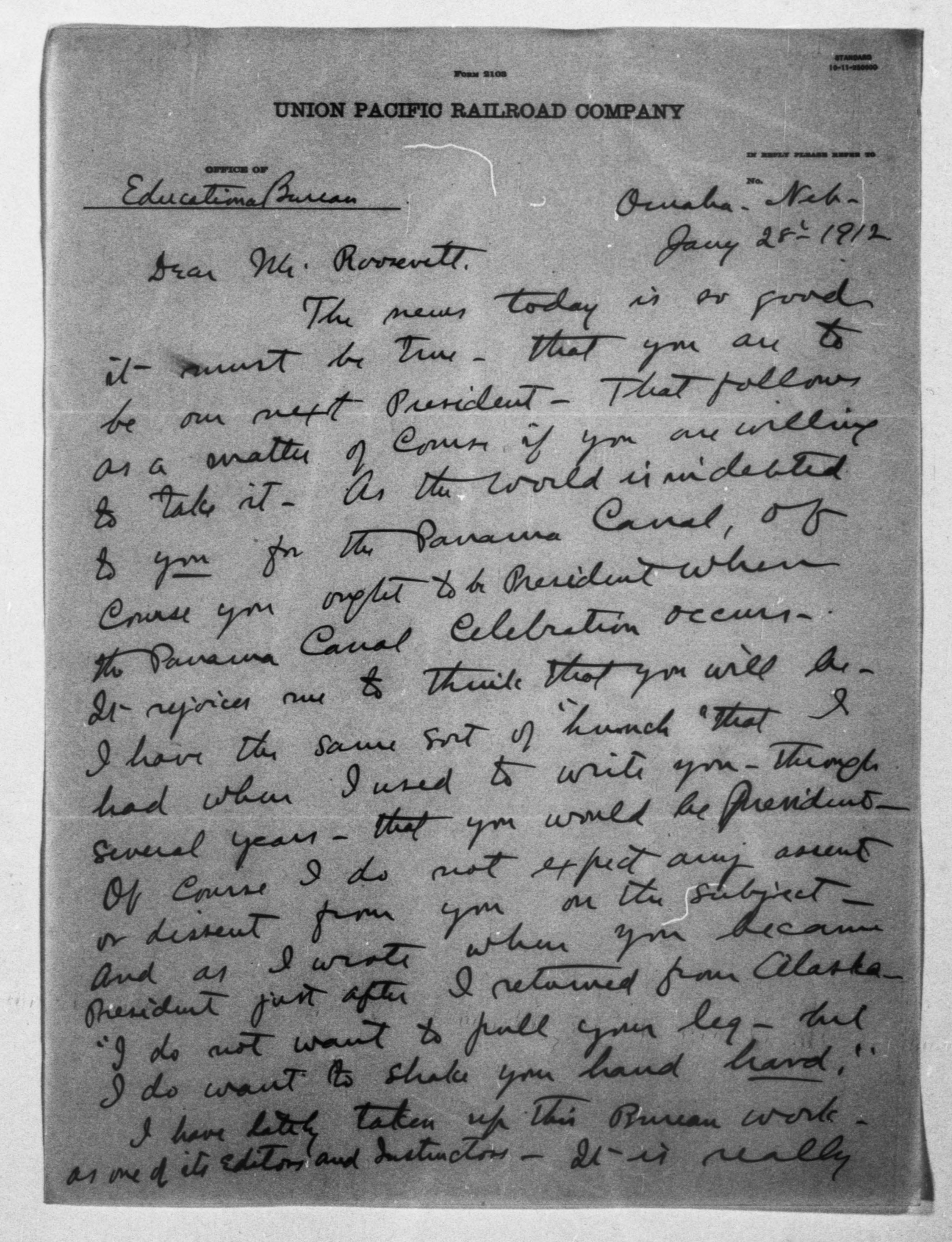 Scanned image of the current content page