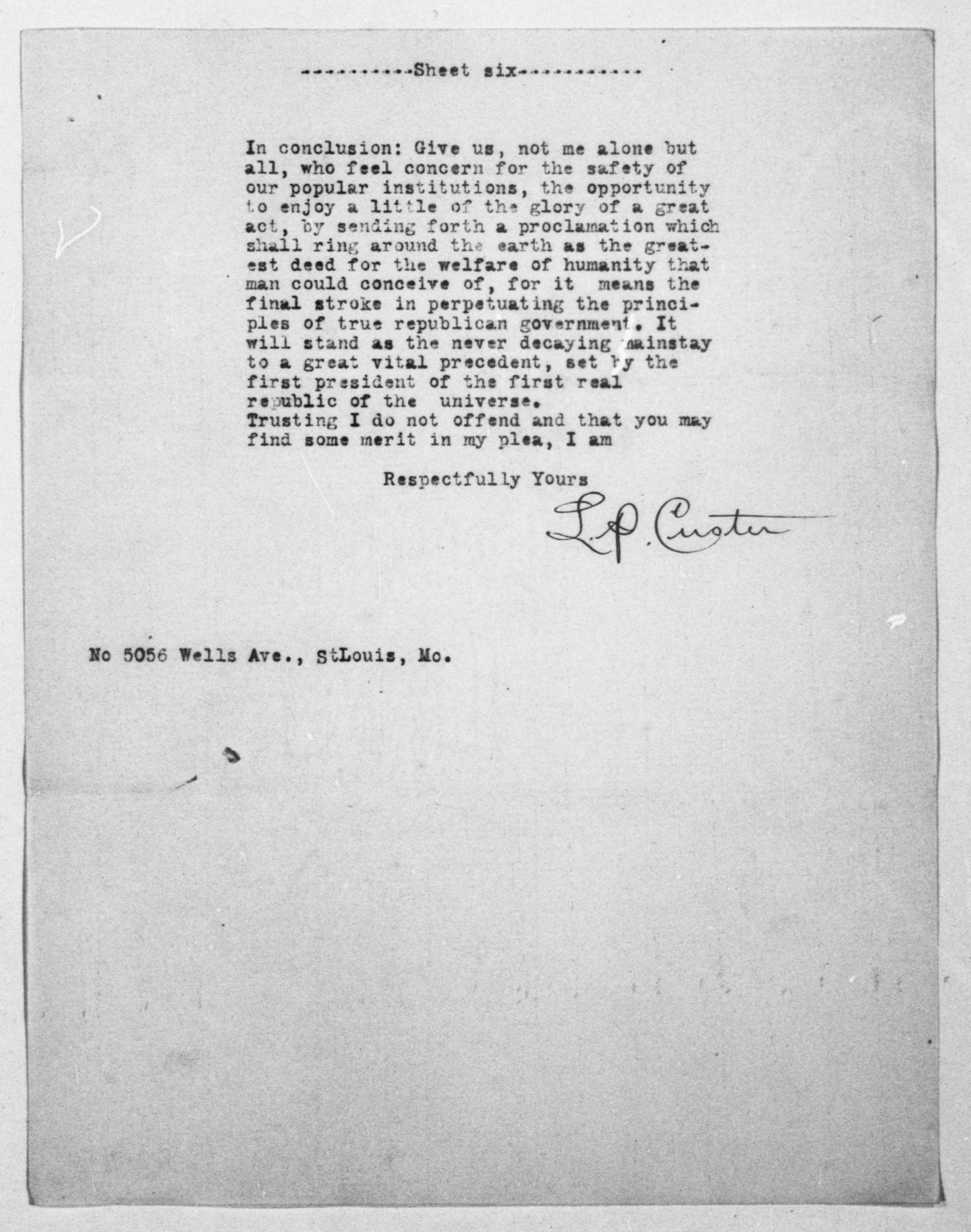 Scanned image of the current content page