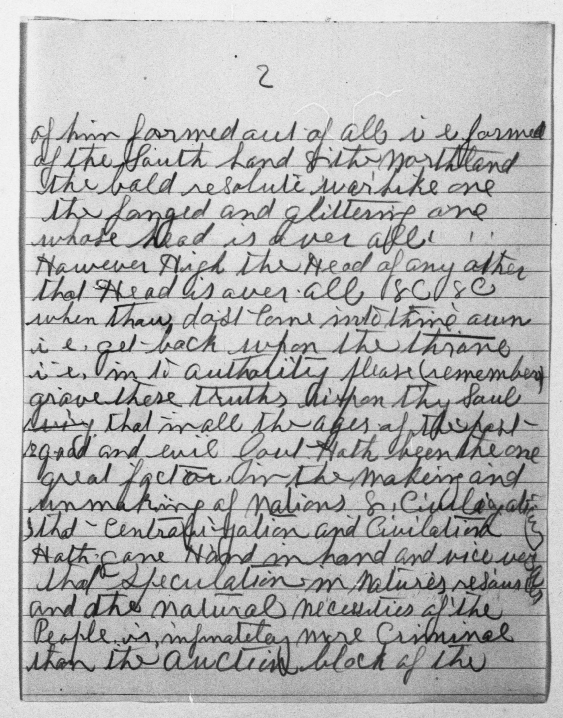 Scanned image of the current content page