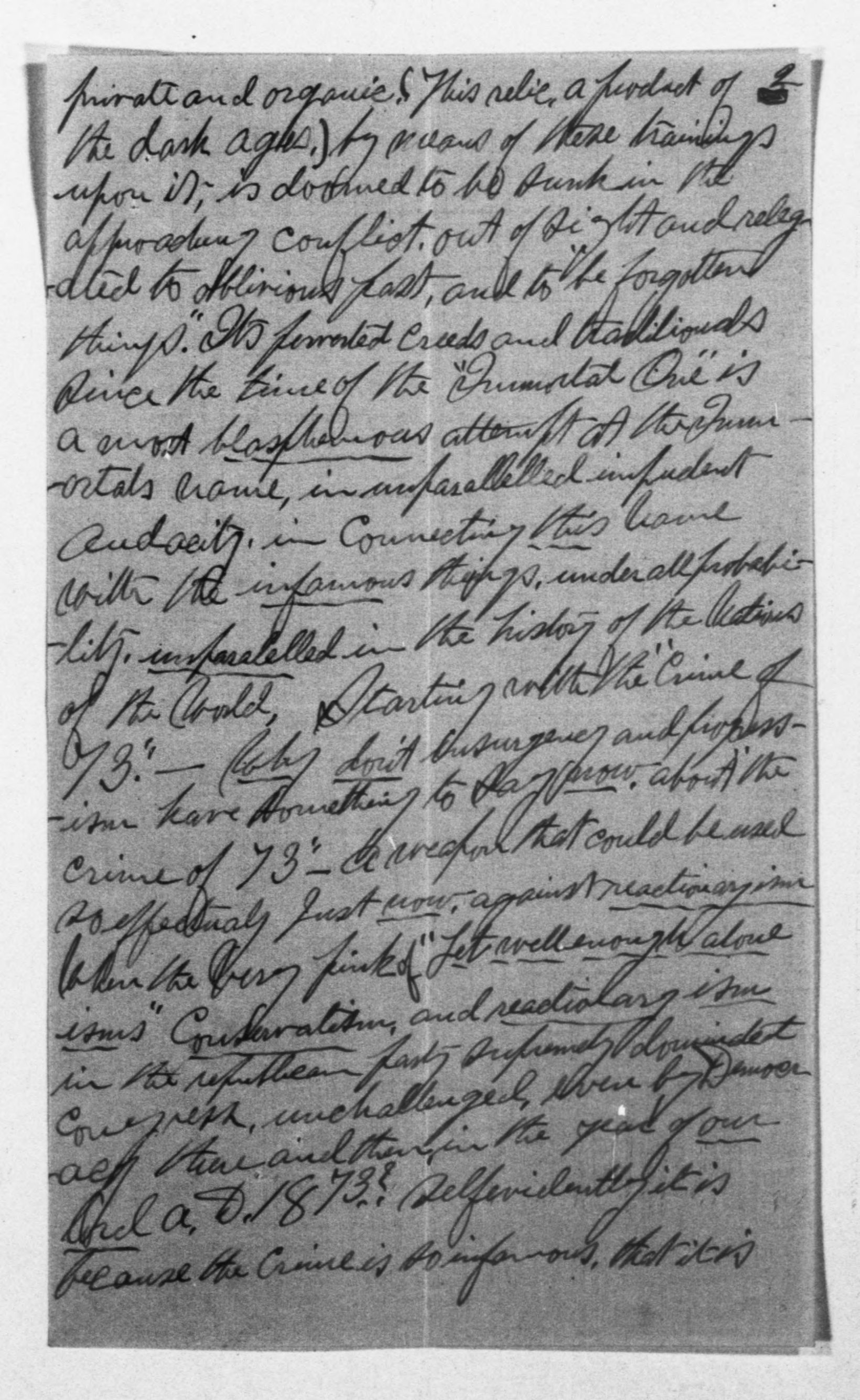 Scanned image of the current content page