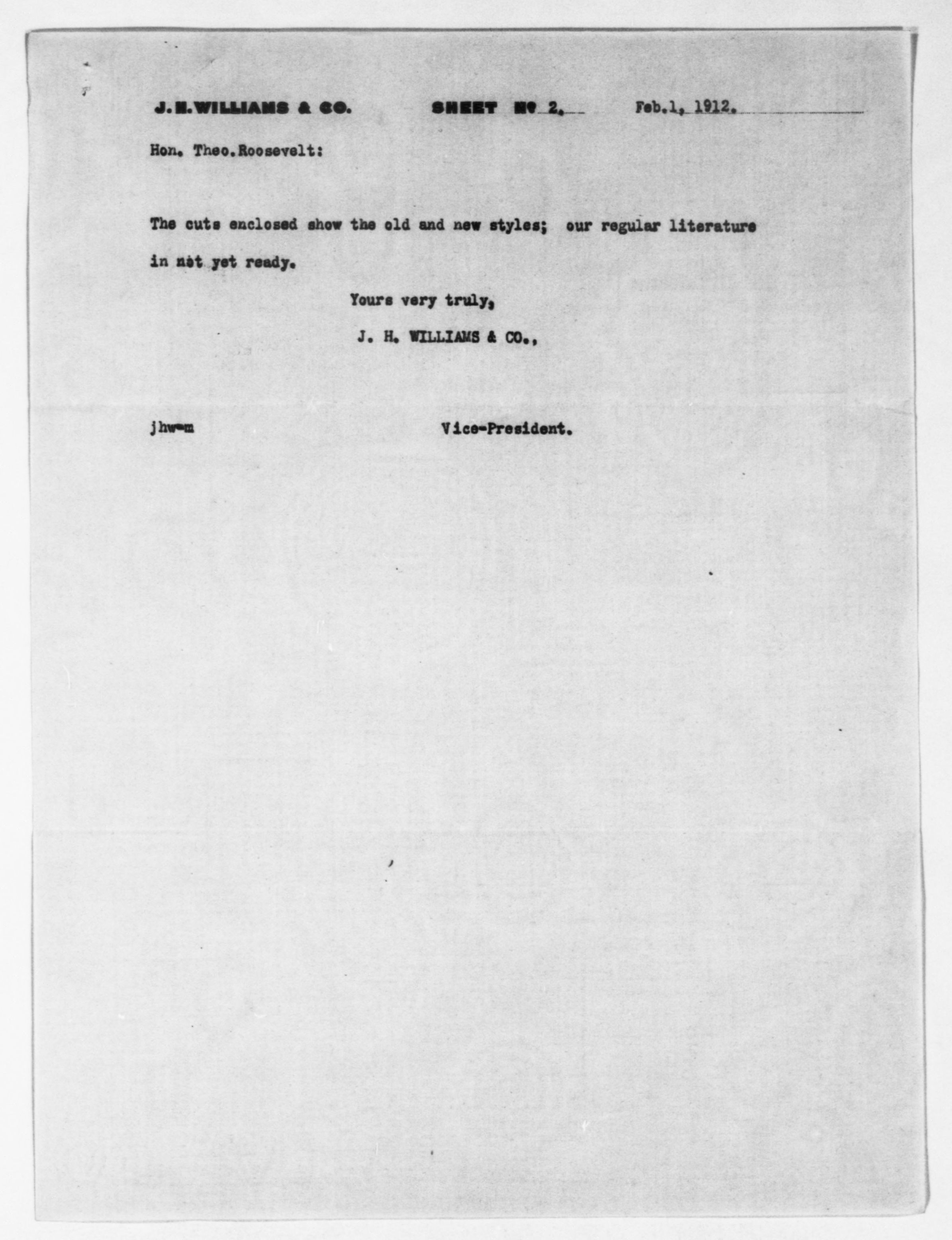 Scanned image of the current content page