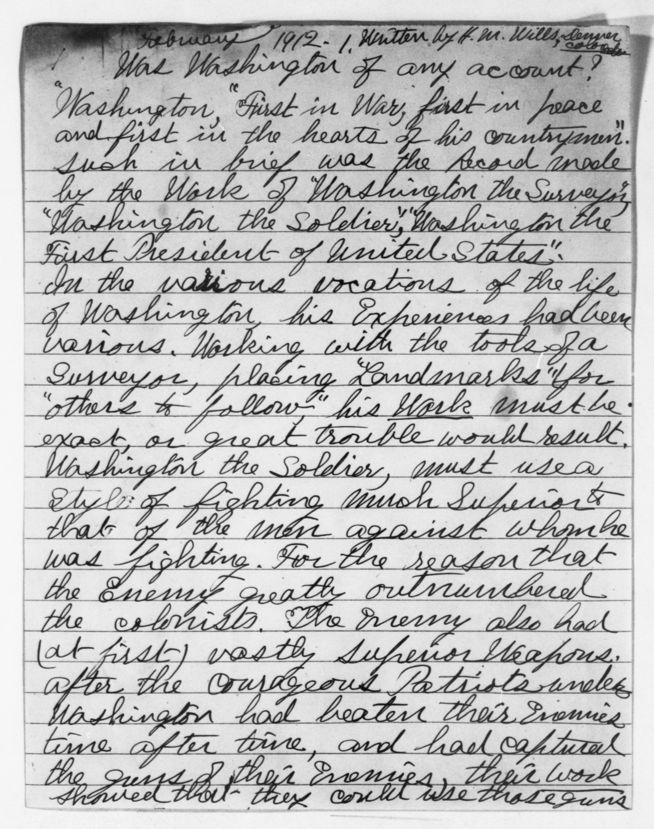 Scanned image of the current content page