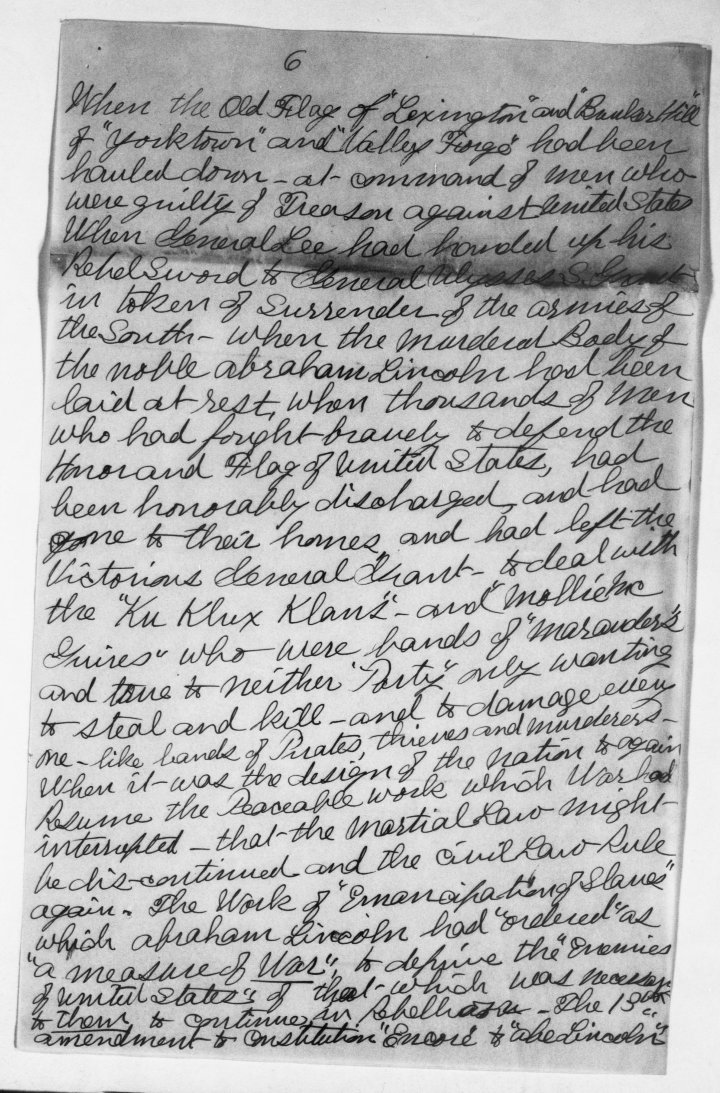 Scanned image of the current content page