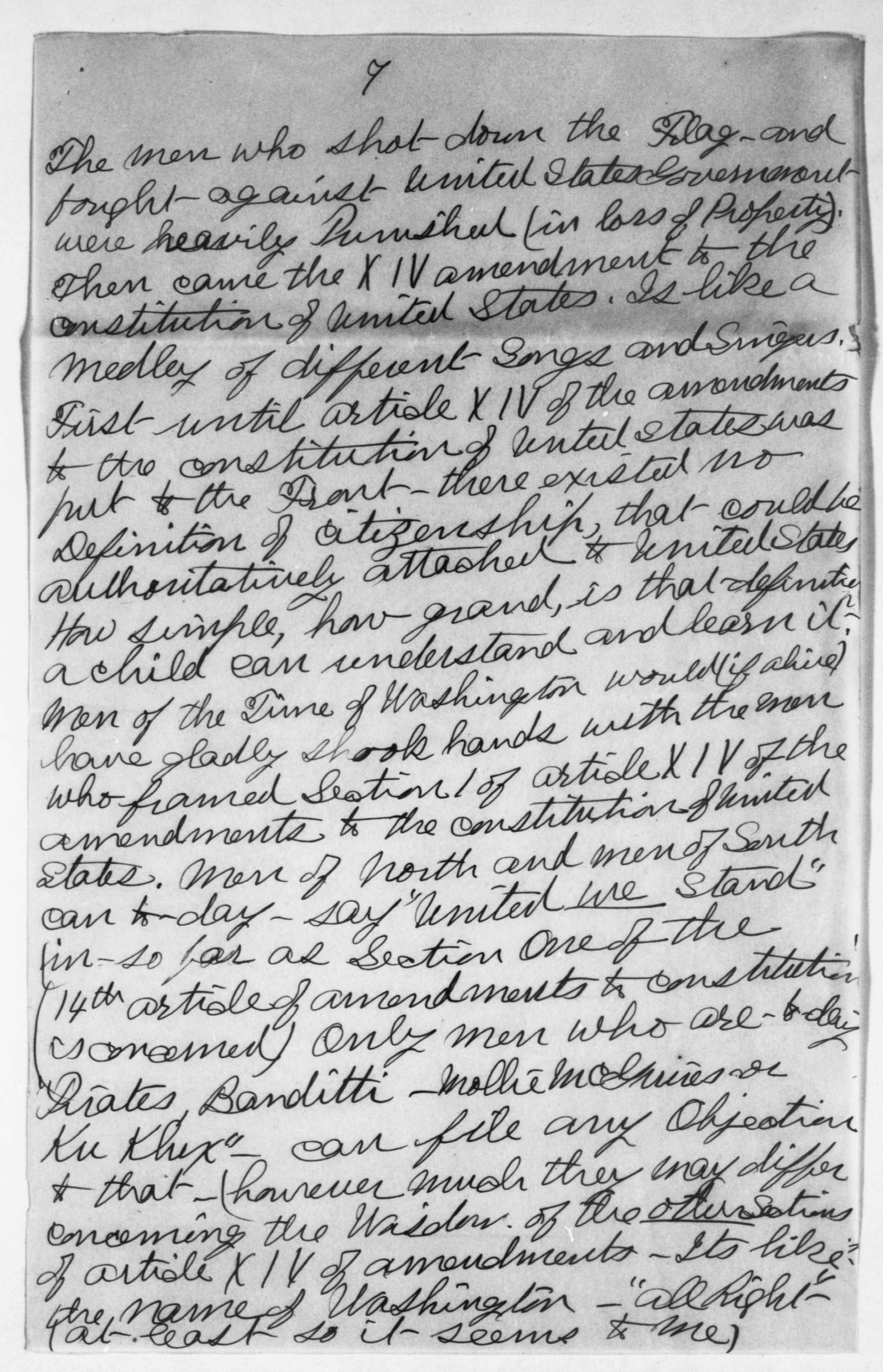 Scanned image of the current content page