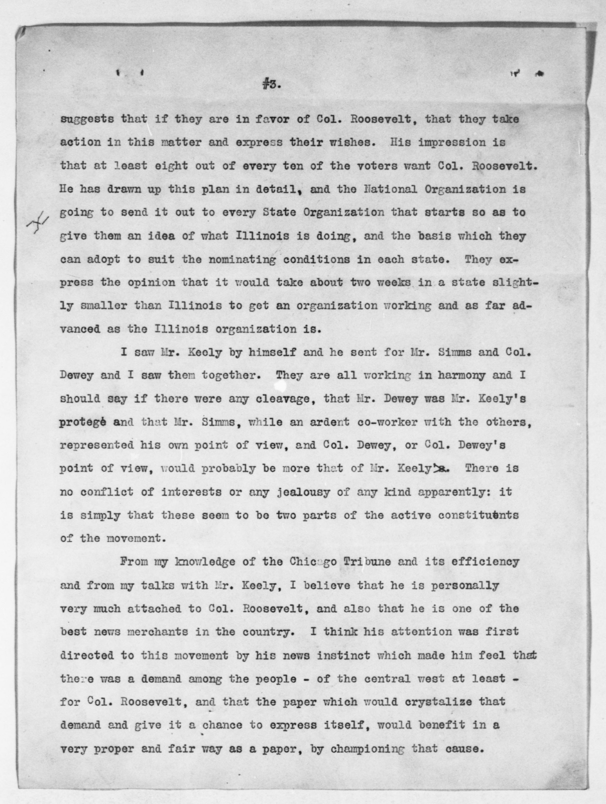 Scanned image of the current content page