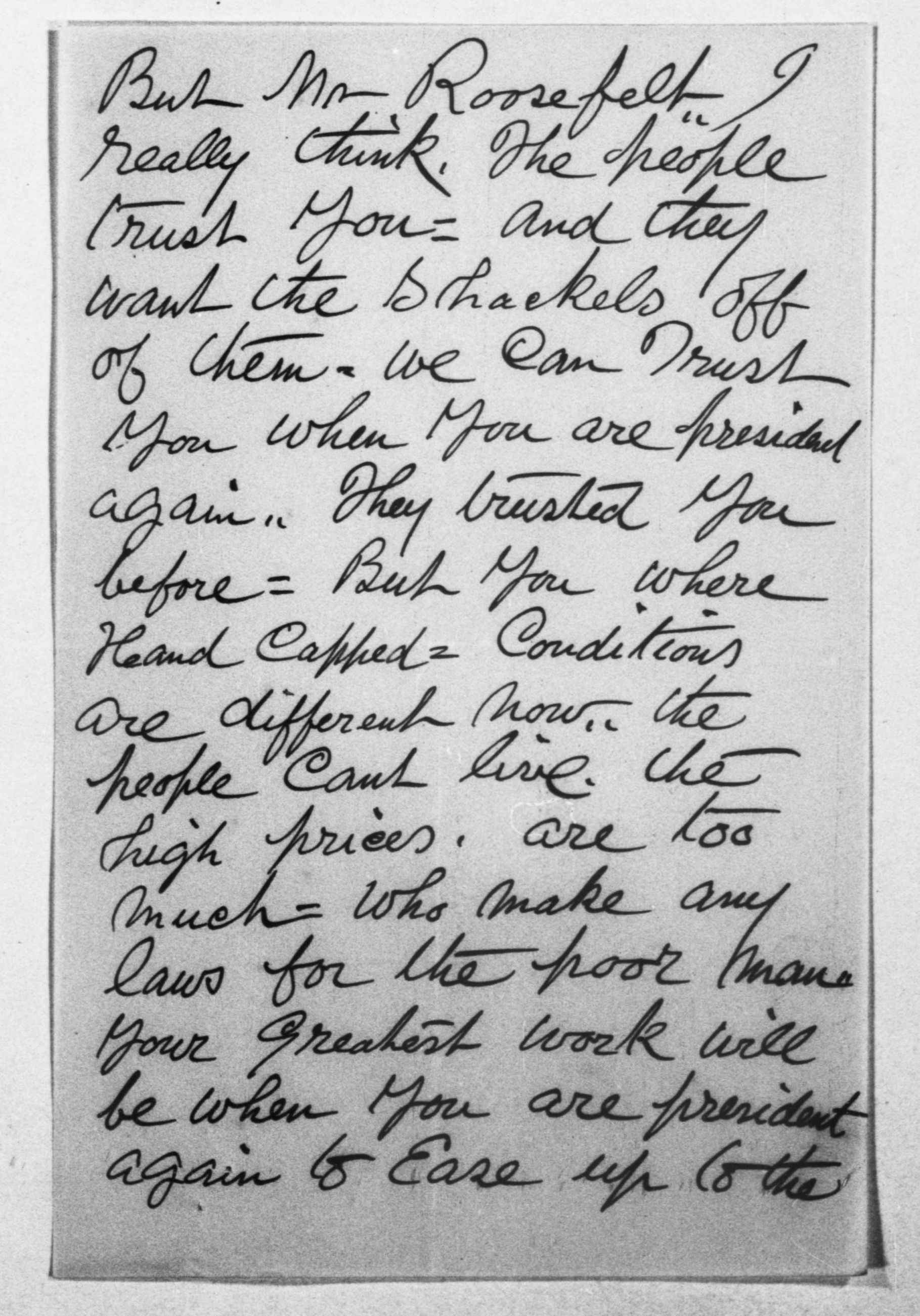Scanned image of the current content page