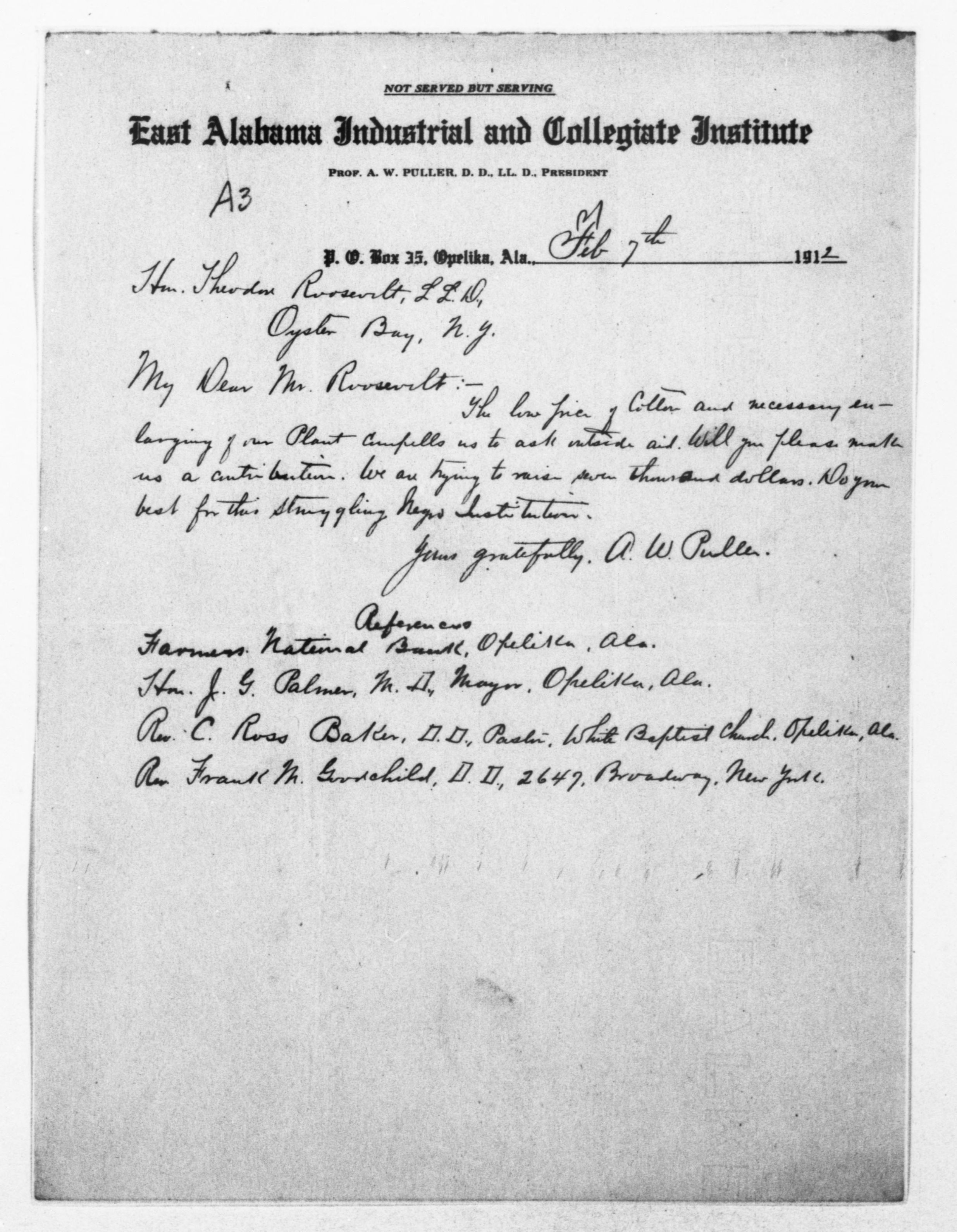 Scanned image of the current content page