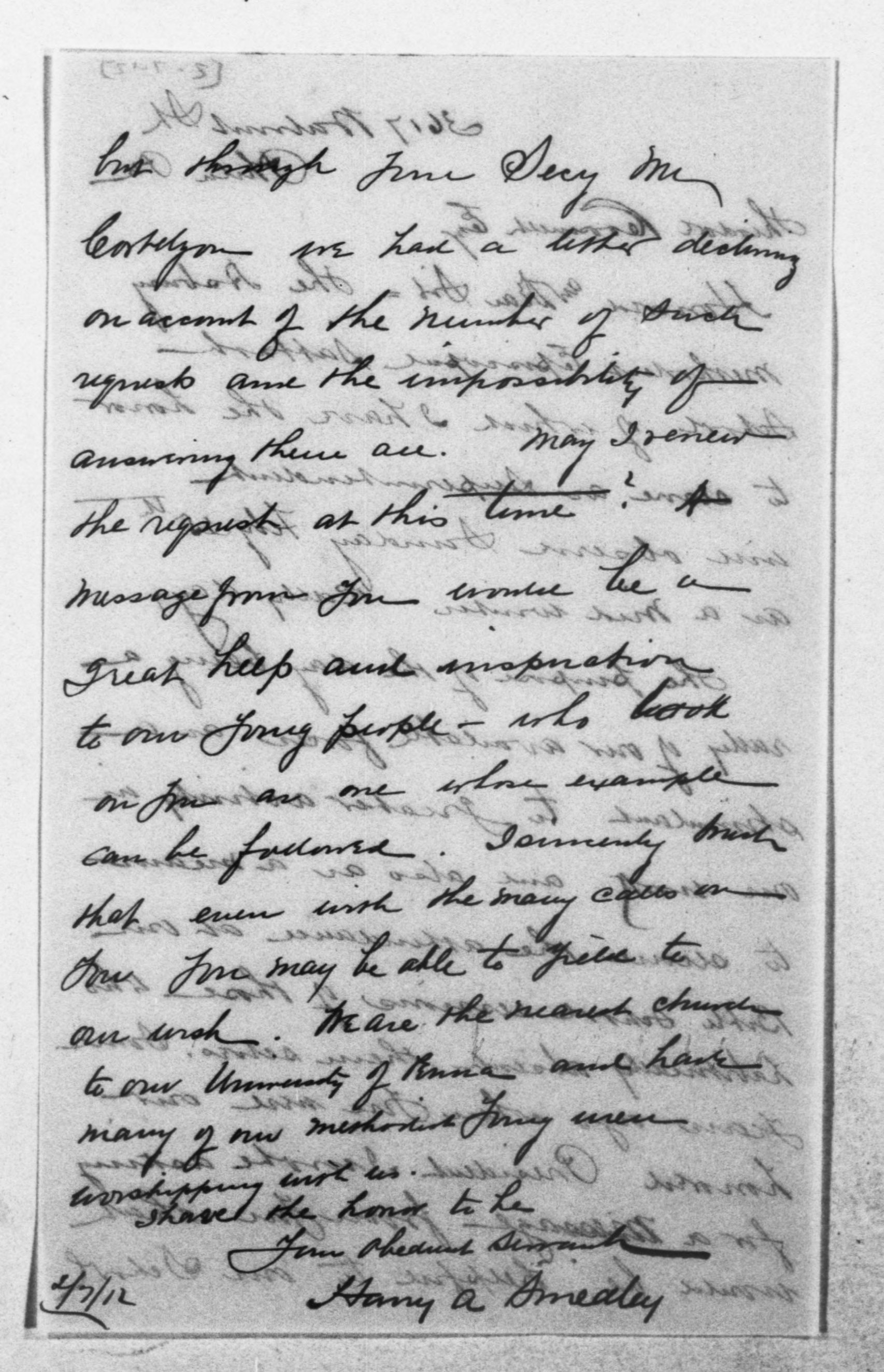 Scanned image of the current content page