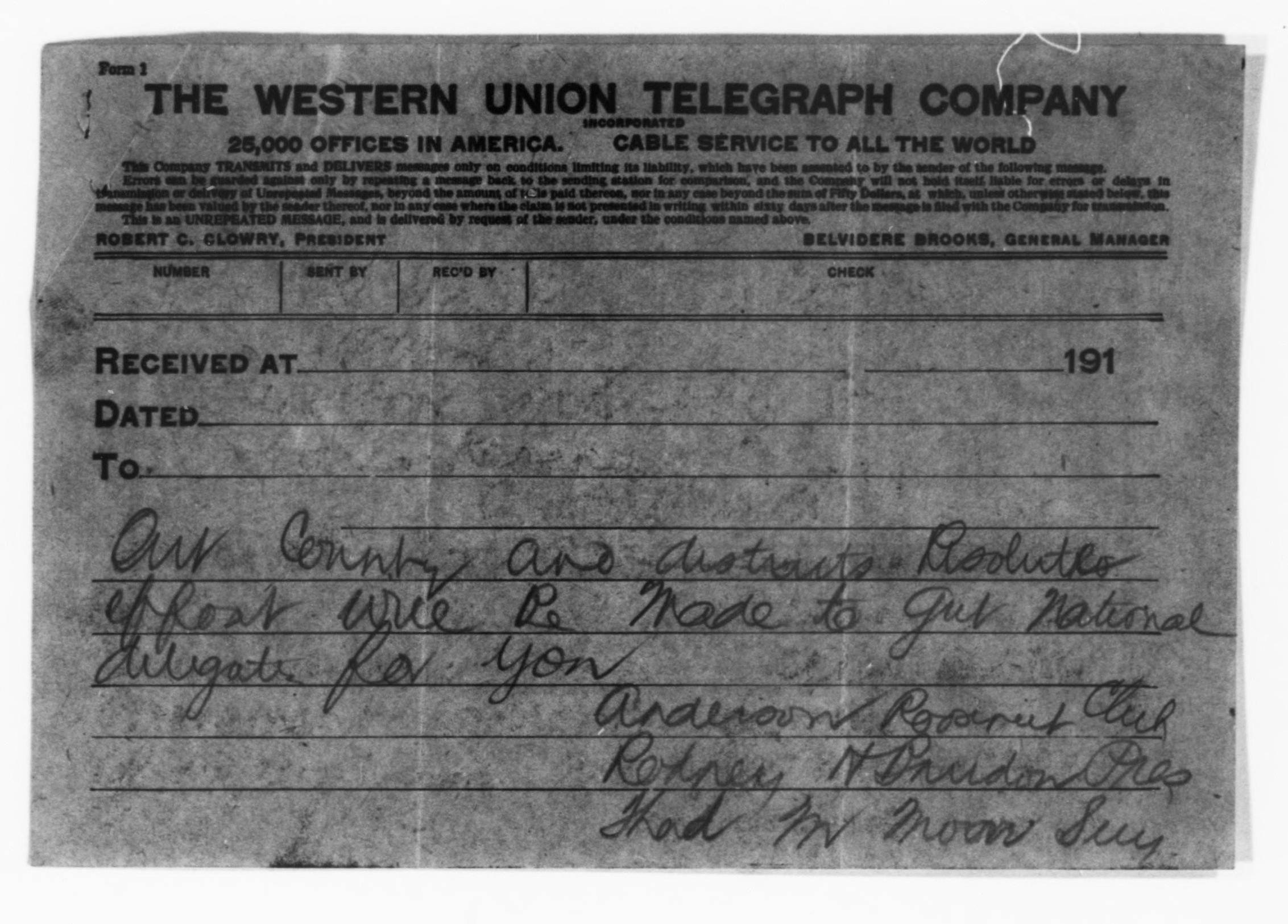 Scanned image of the current content page