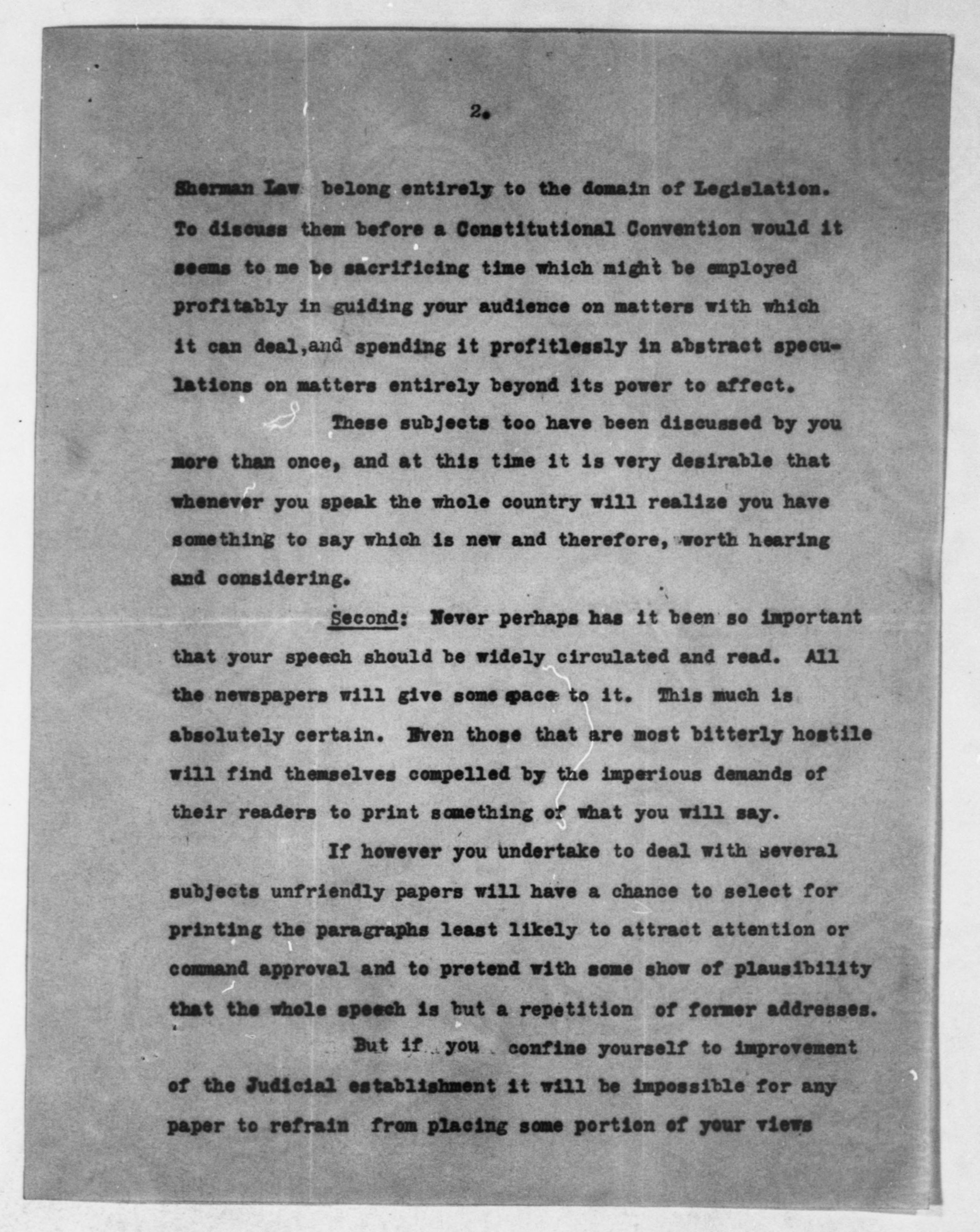 Scanned image of the current content page