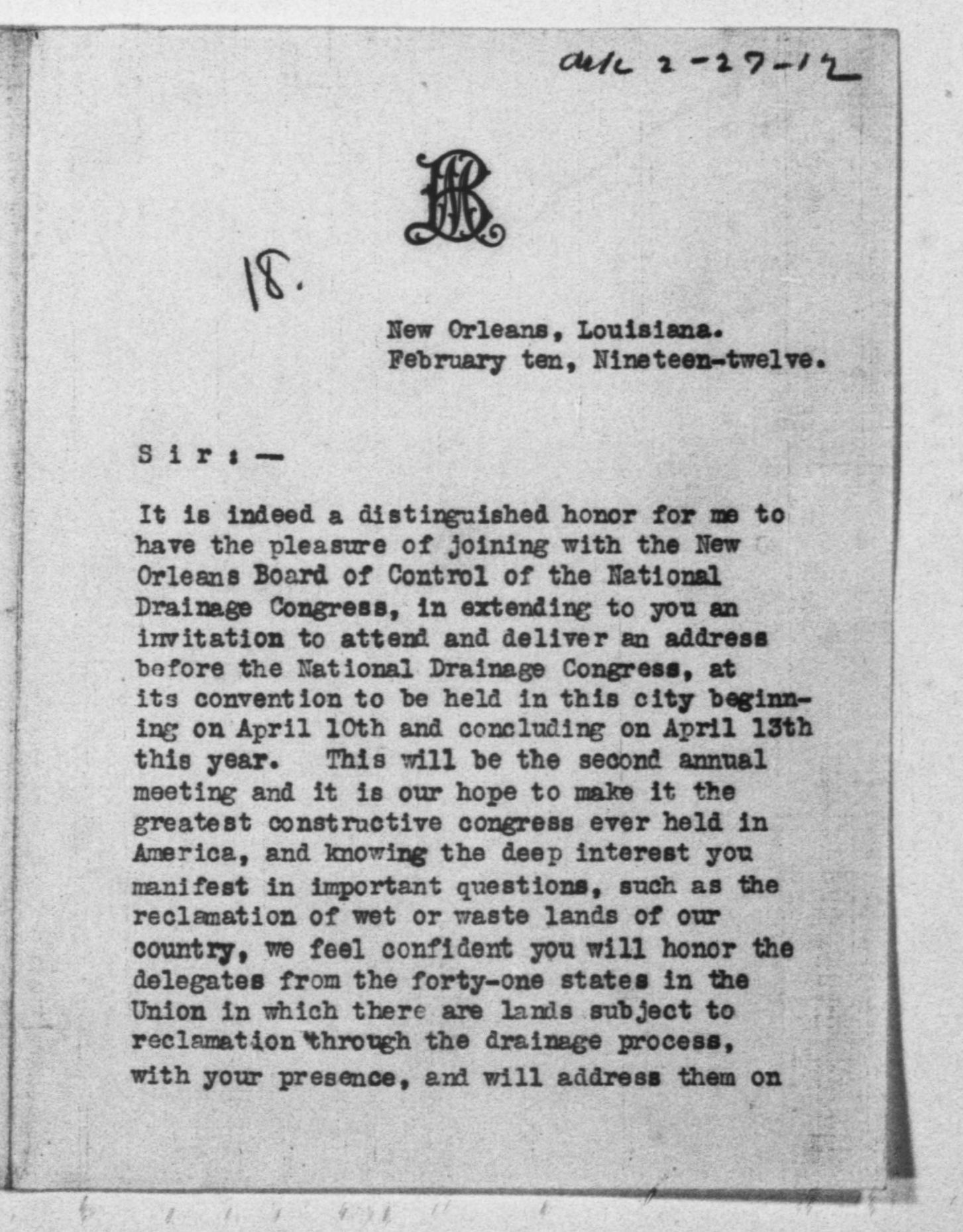 Scanned image of the current content page