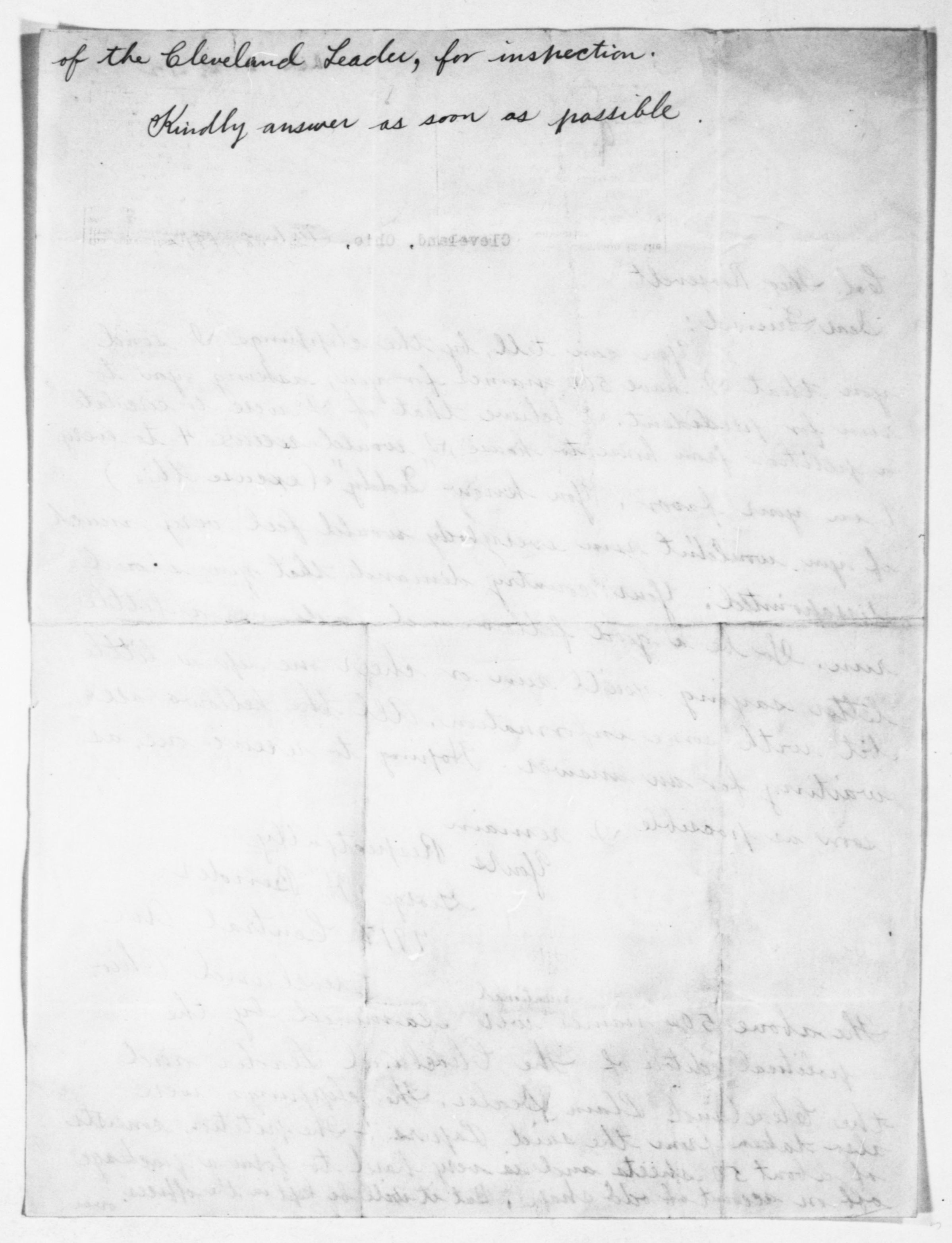 Scanned image of the current content page
