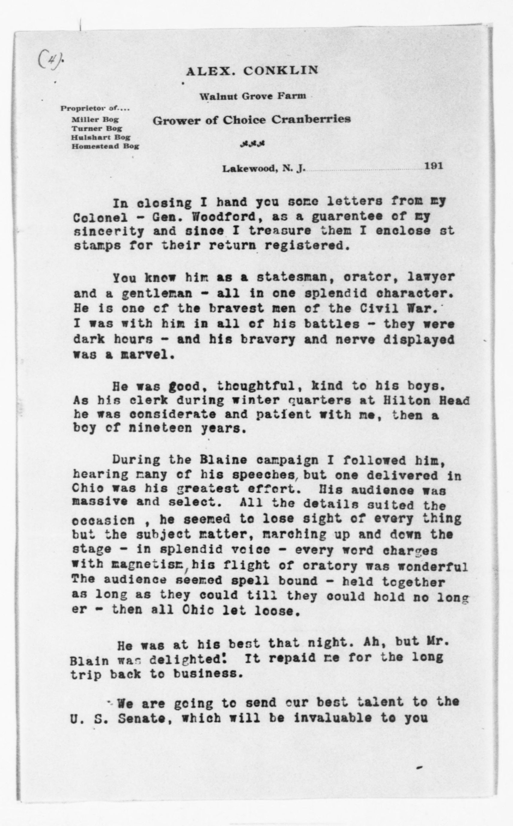 Scanned image of the current content page