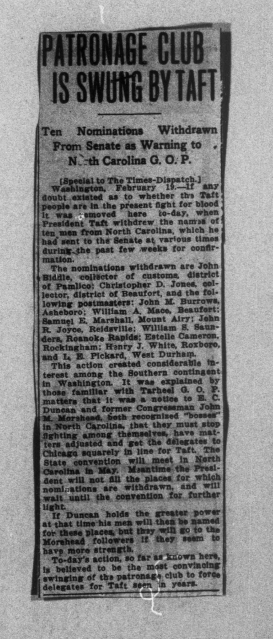 Scanned image of the current content page