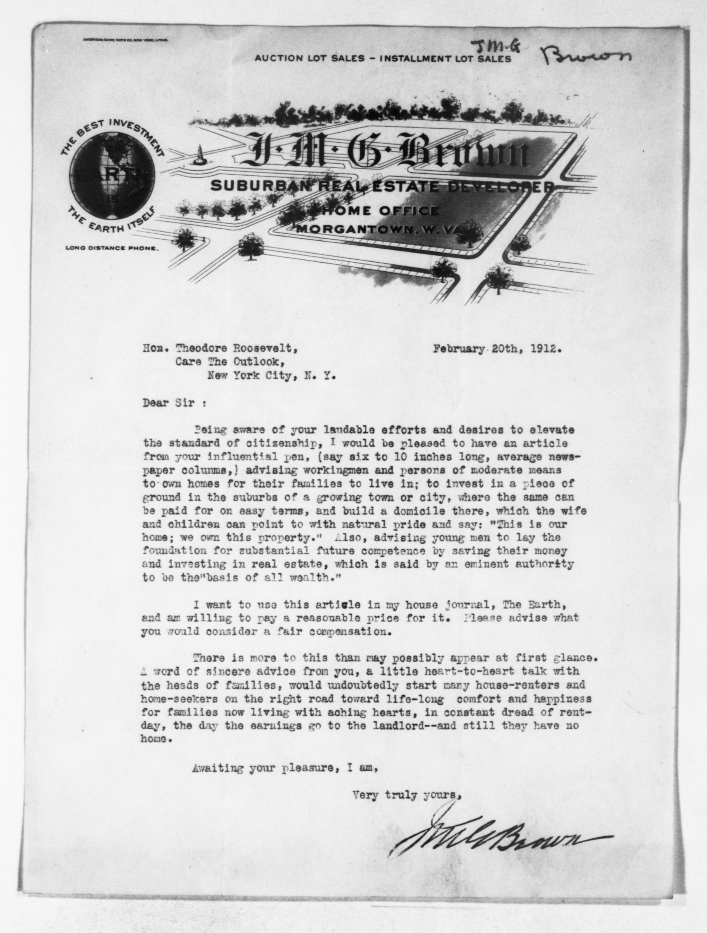 Scanned image of the current content page