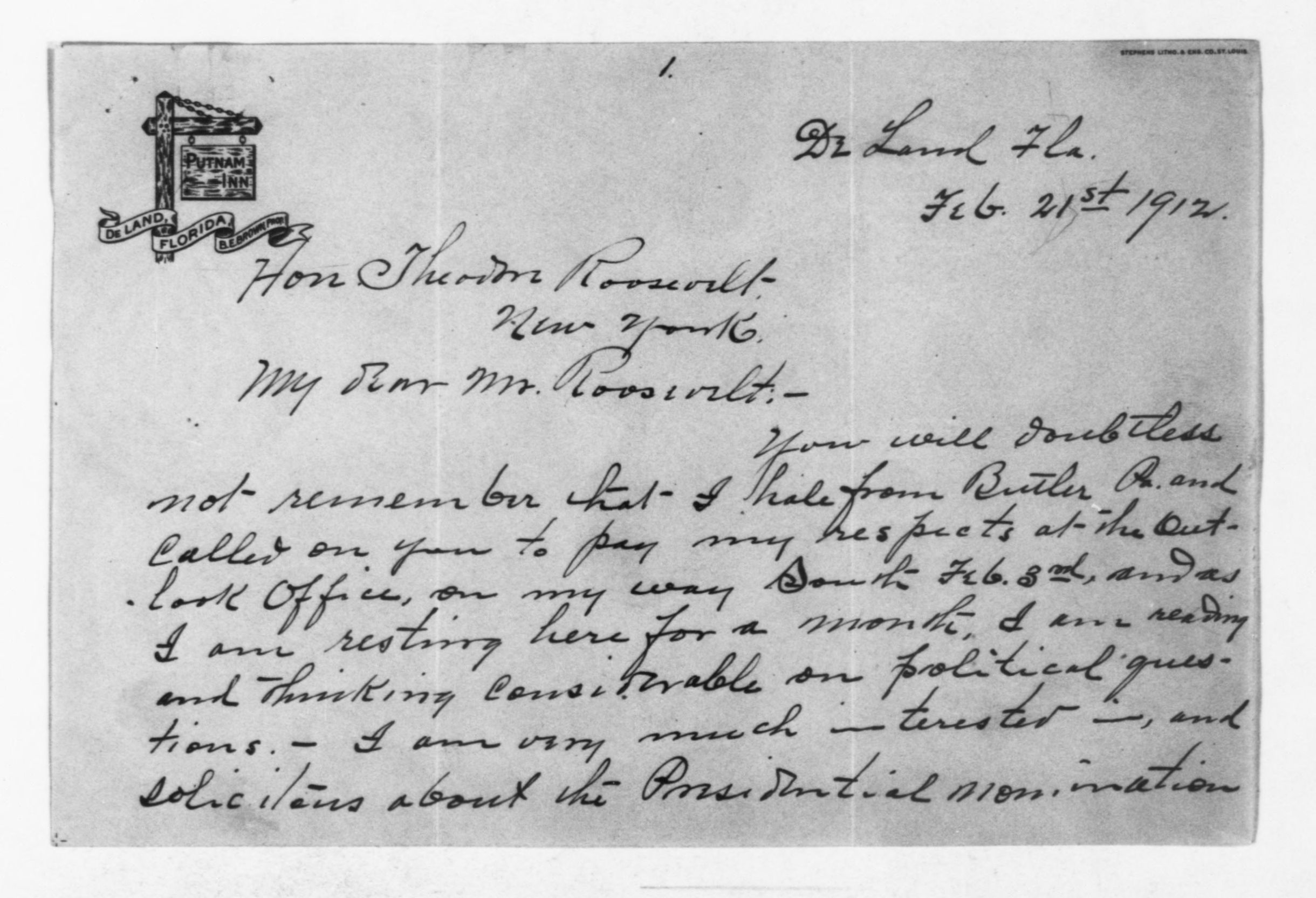 Scanned image of the current content page