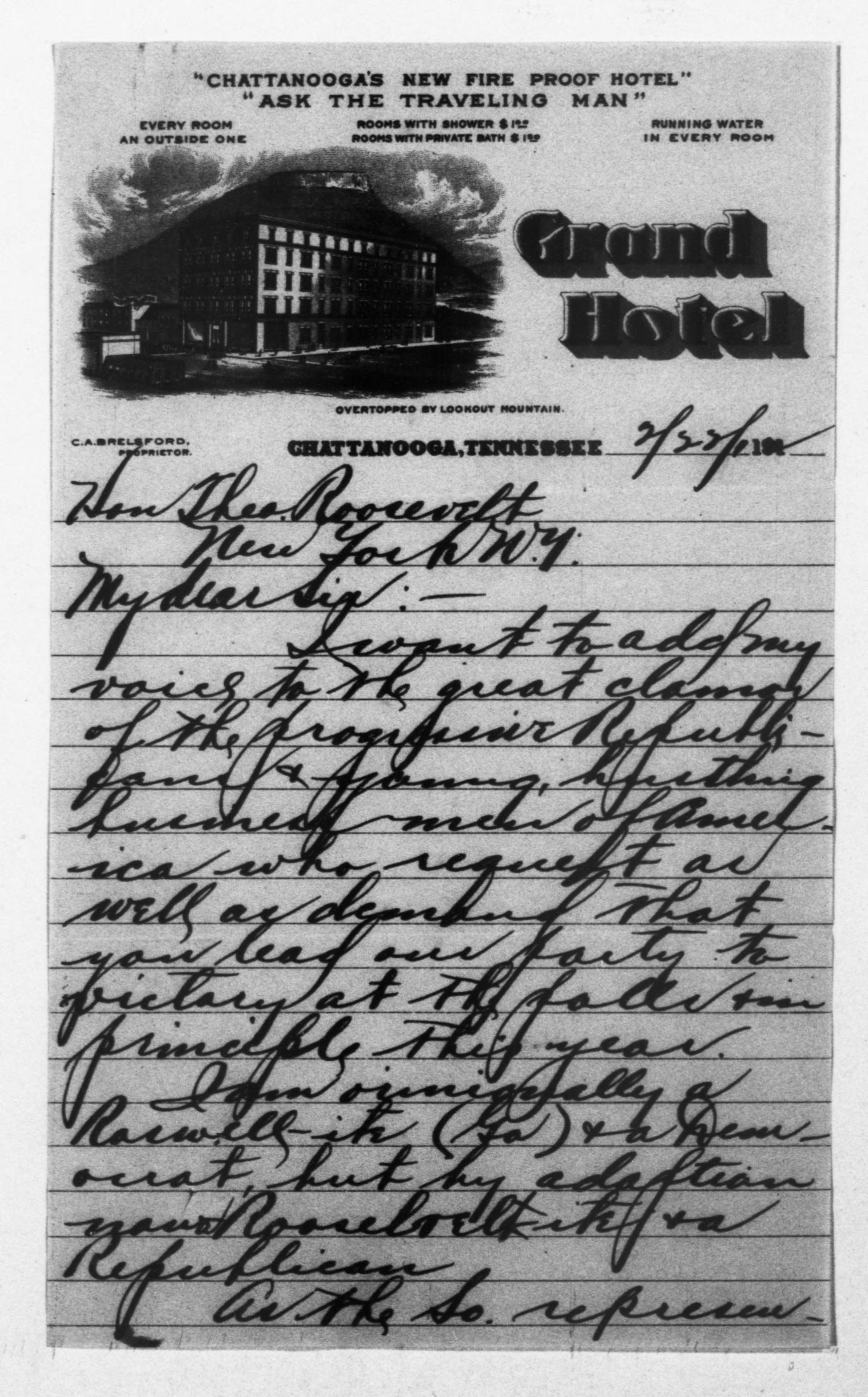 Scanned image of the current content page