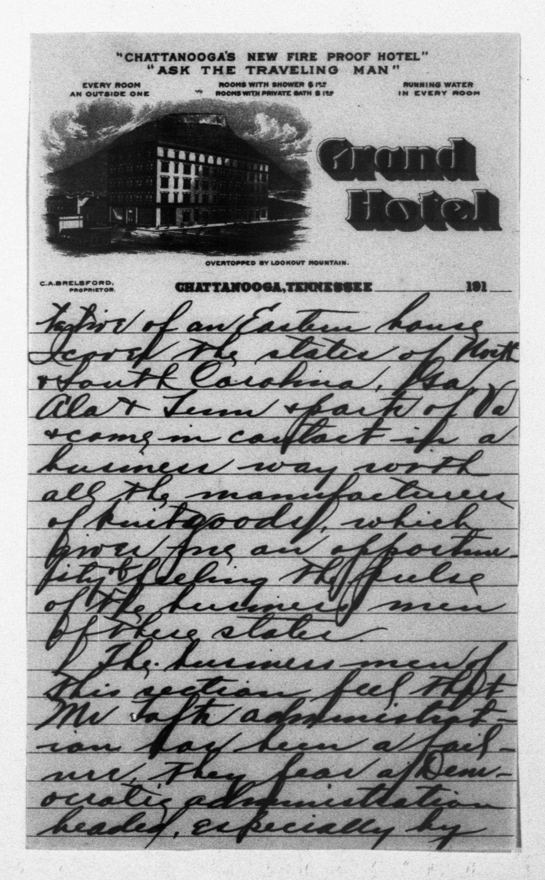 Scanned image of the current content page