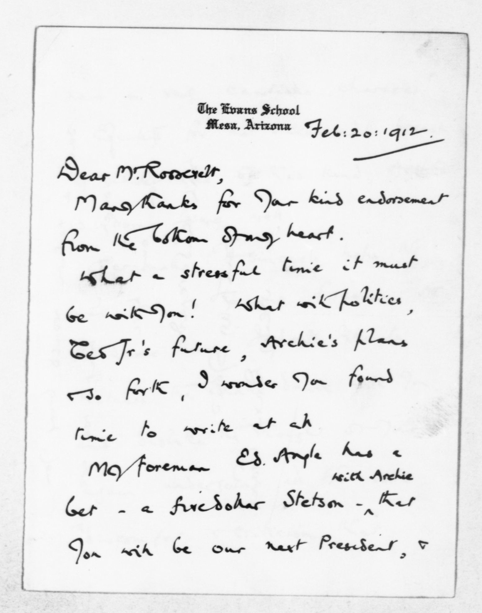 Scanned image of the current content page