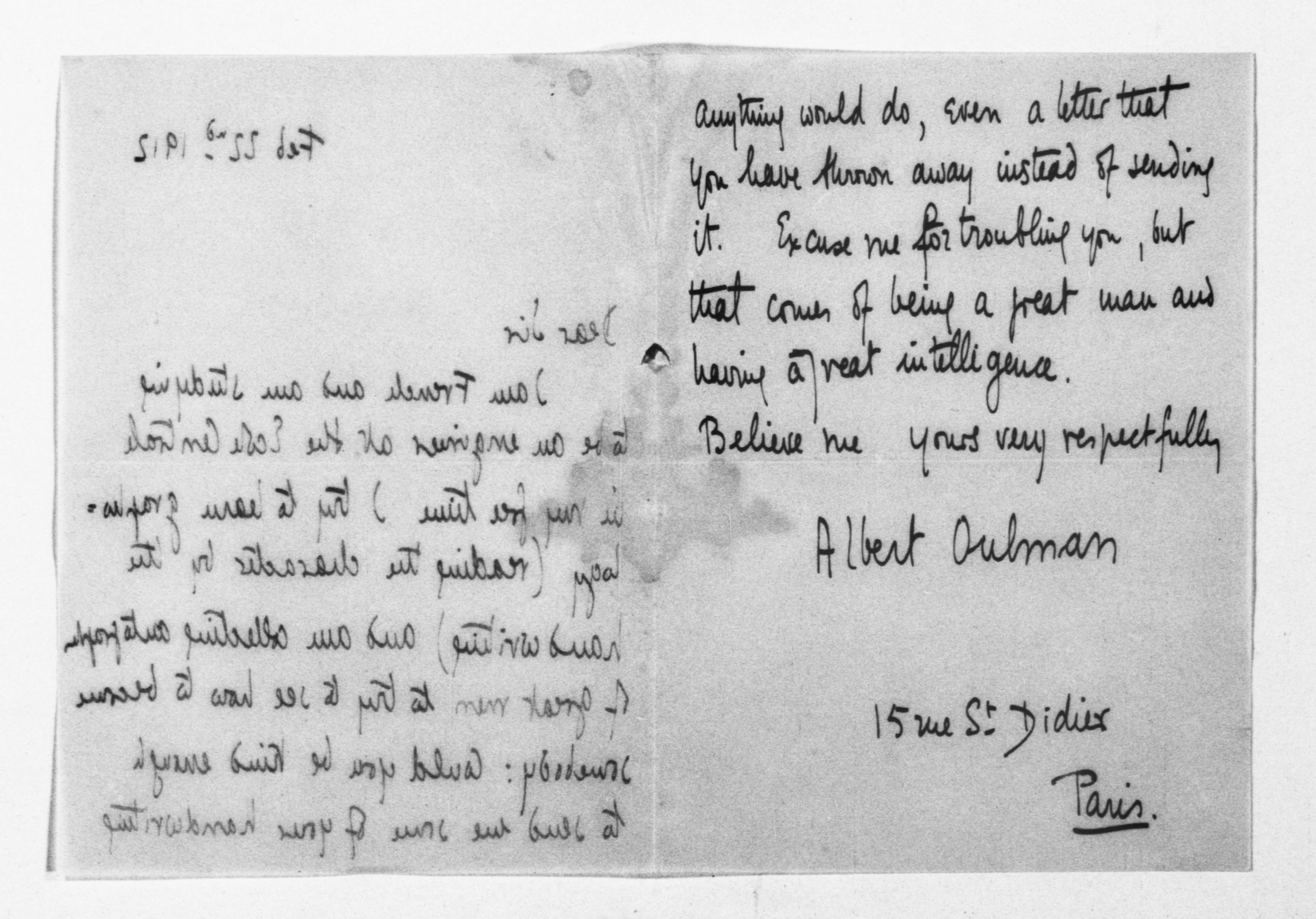 Scanned image of the current content page