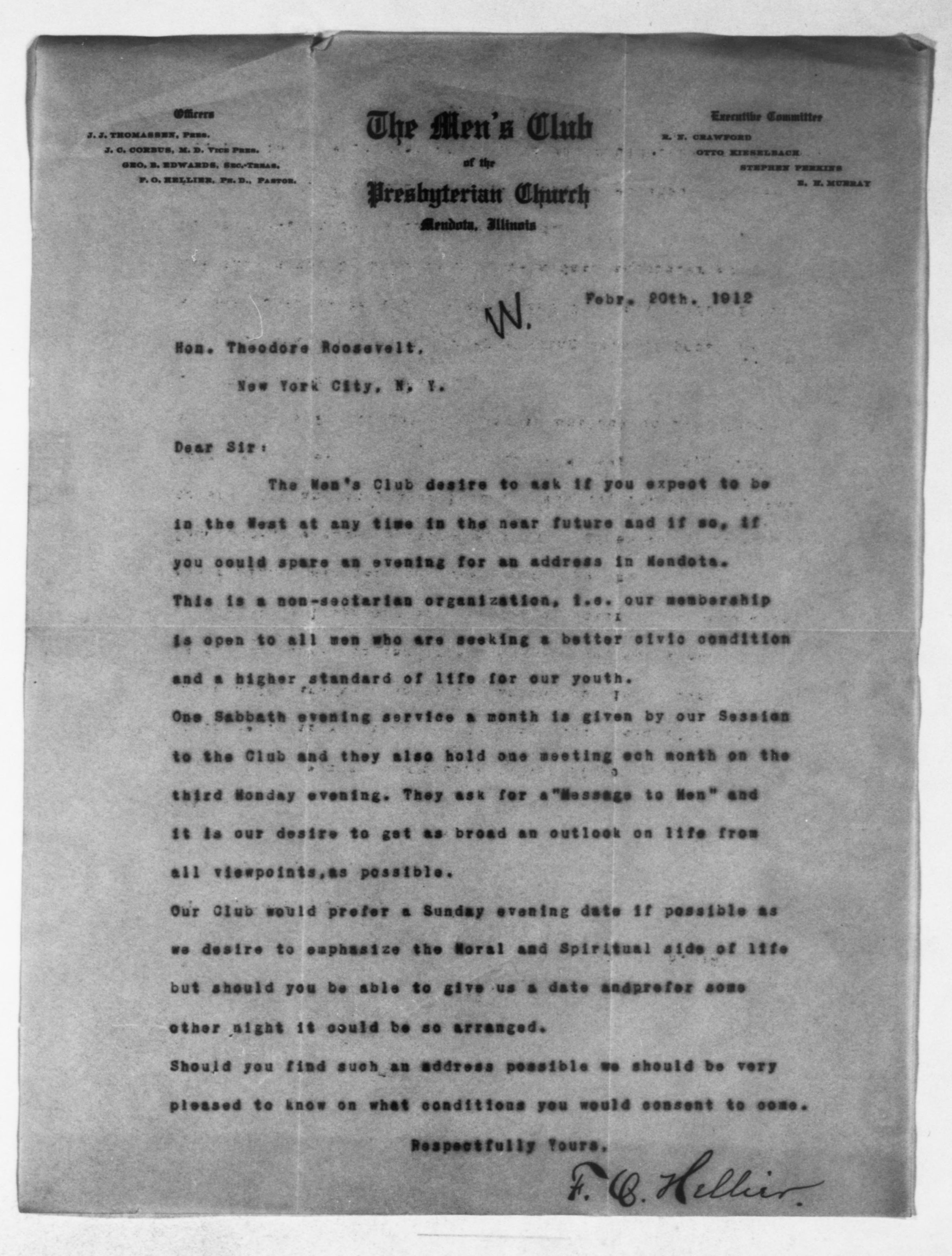 Scanned image of the current content page