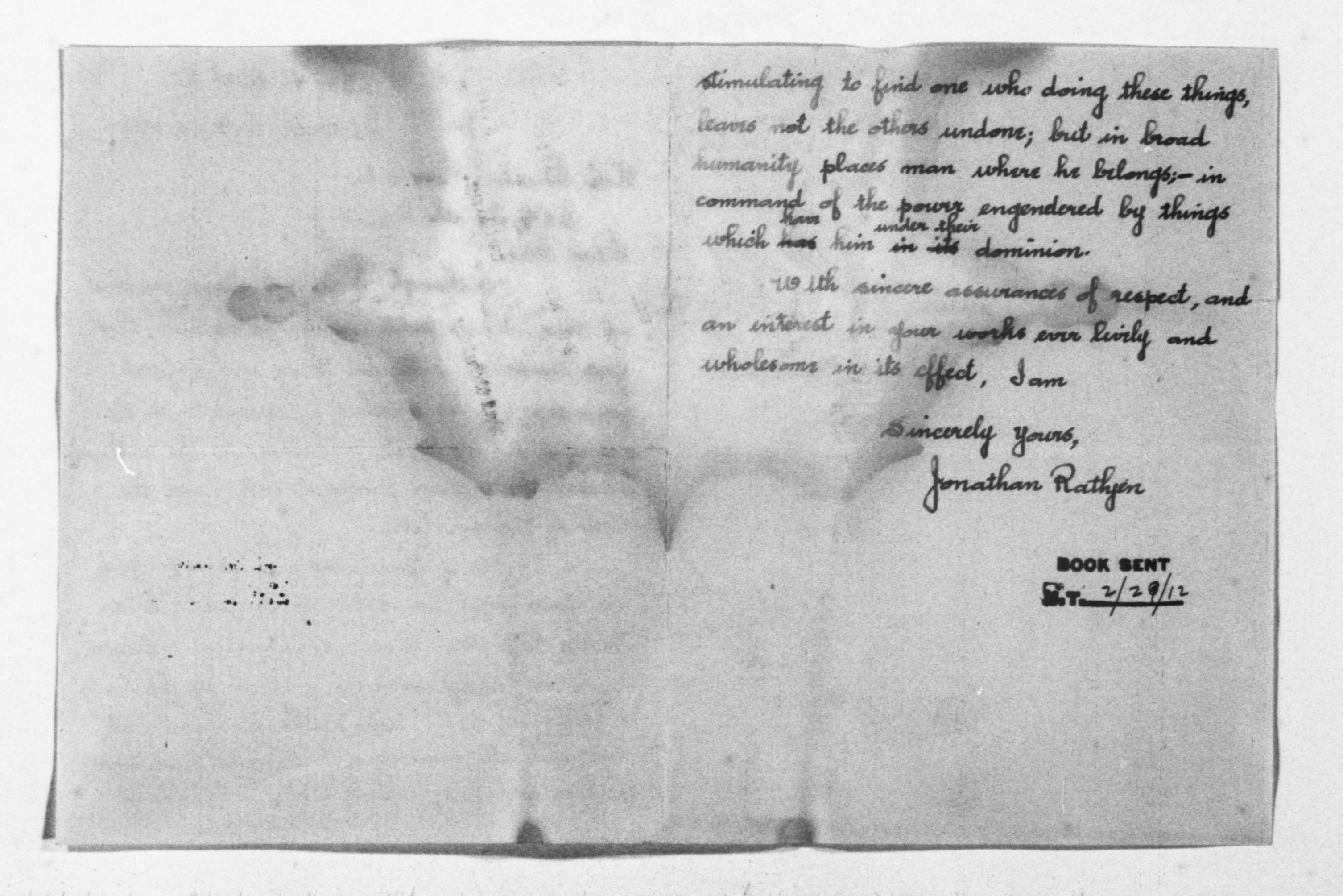 Scanned image of the current content page