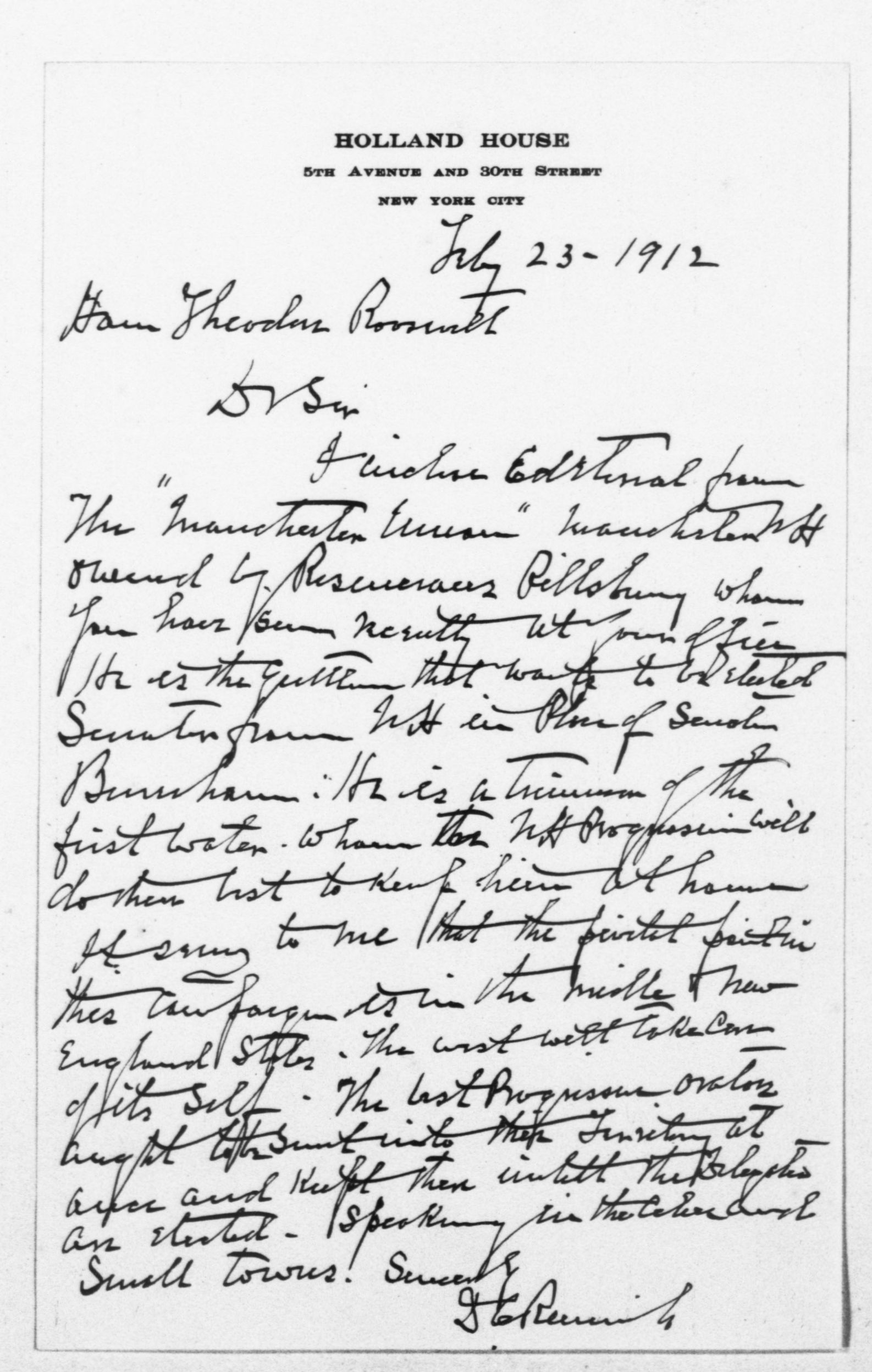 Scanned image of the current content page