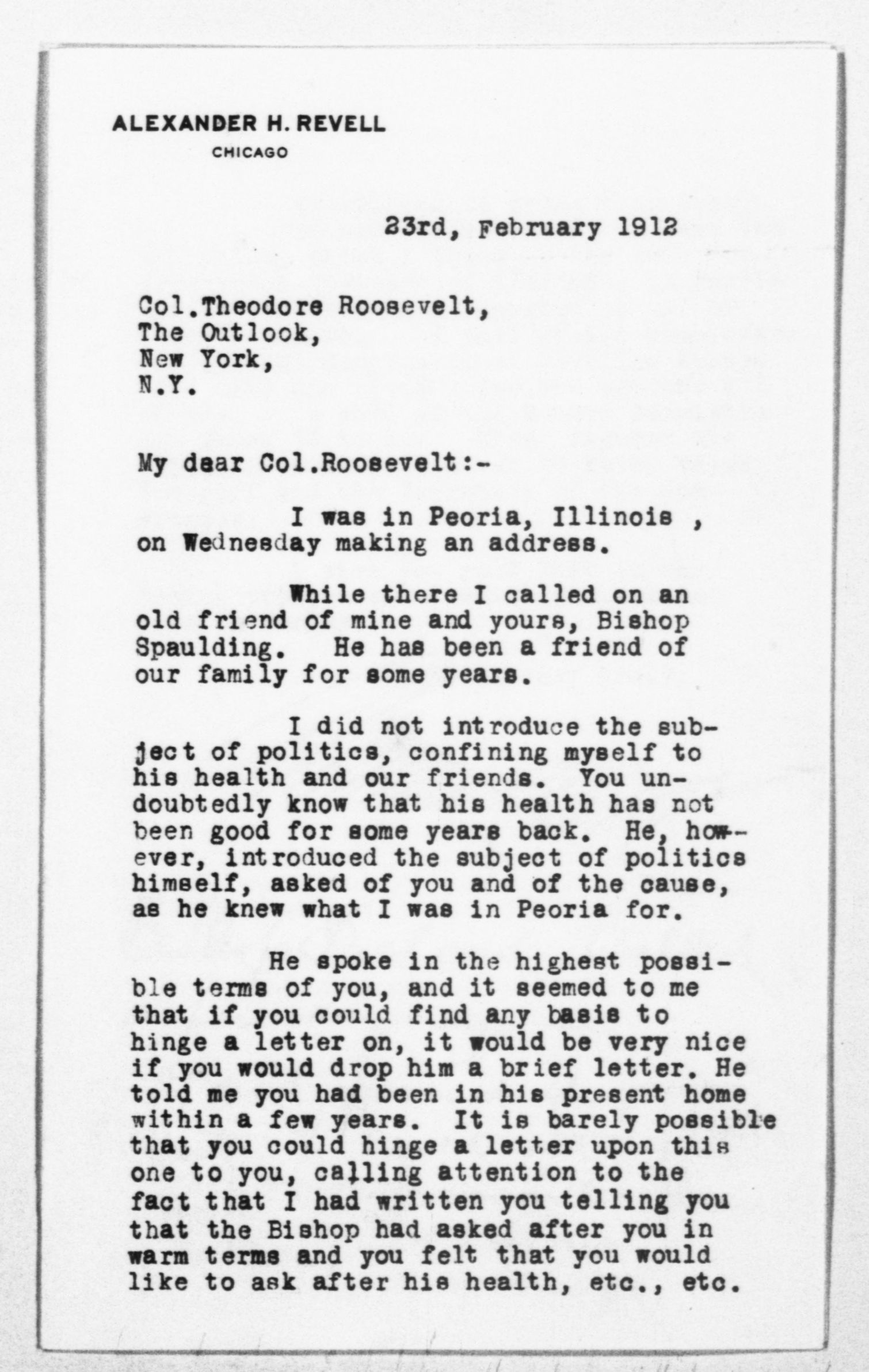 Scanned image of the current content page