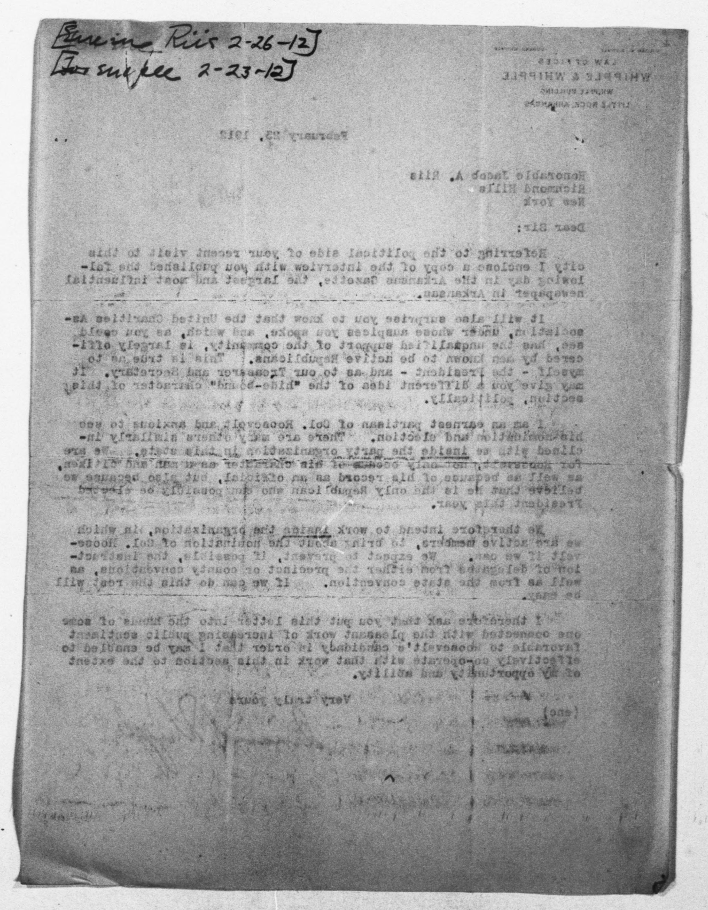 Scanned image of the current content page