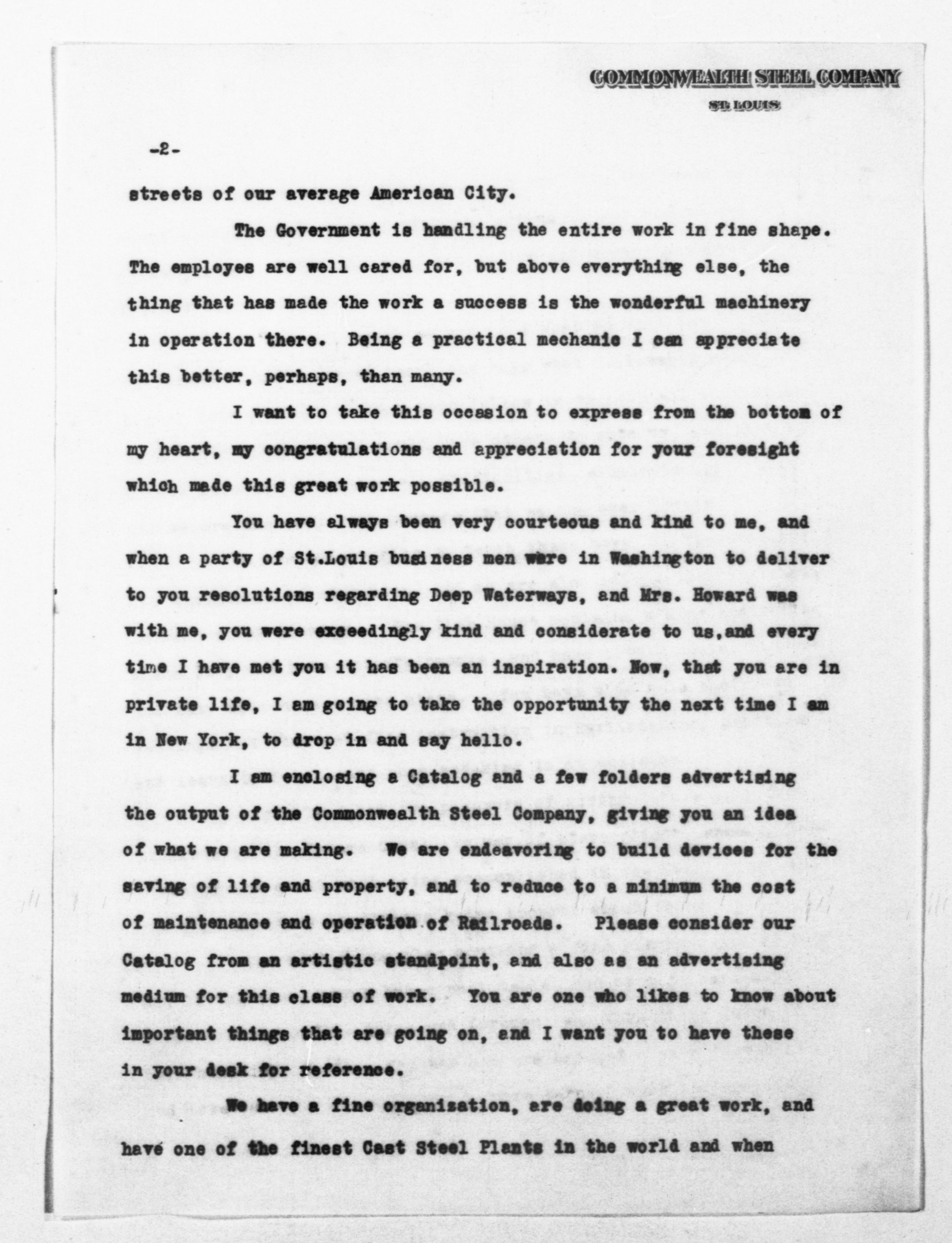 Scanned image of the current content page