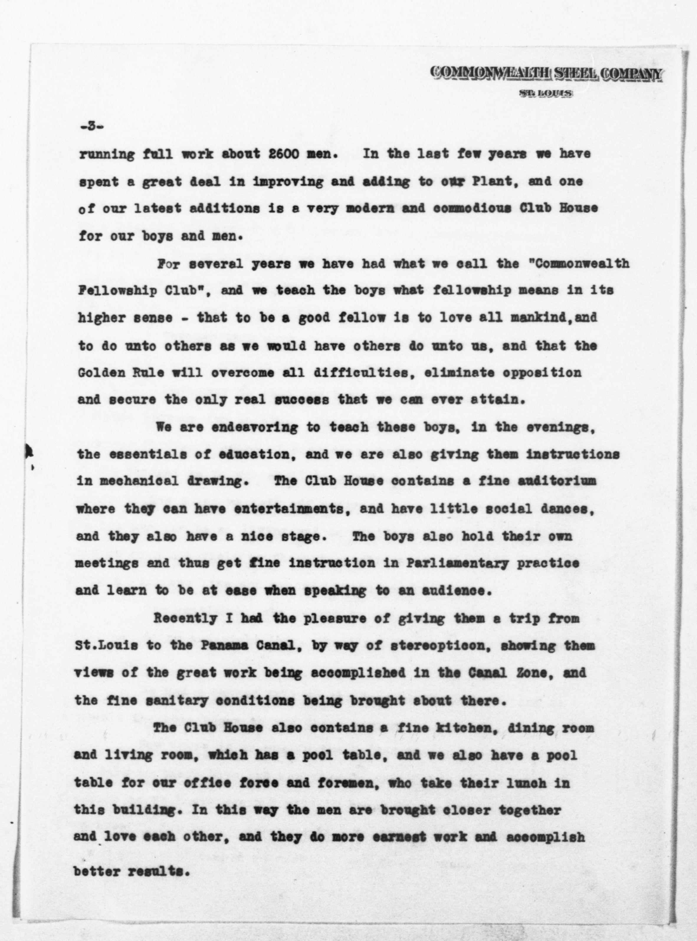 Scanned image of the current content page