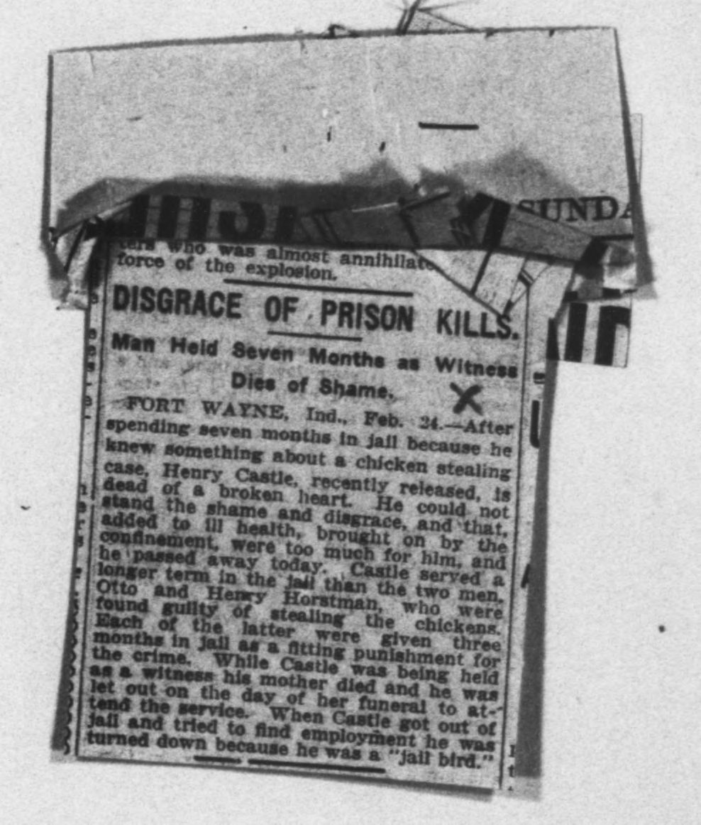 Scanned image of the current content page