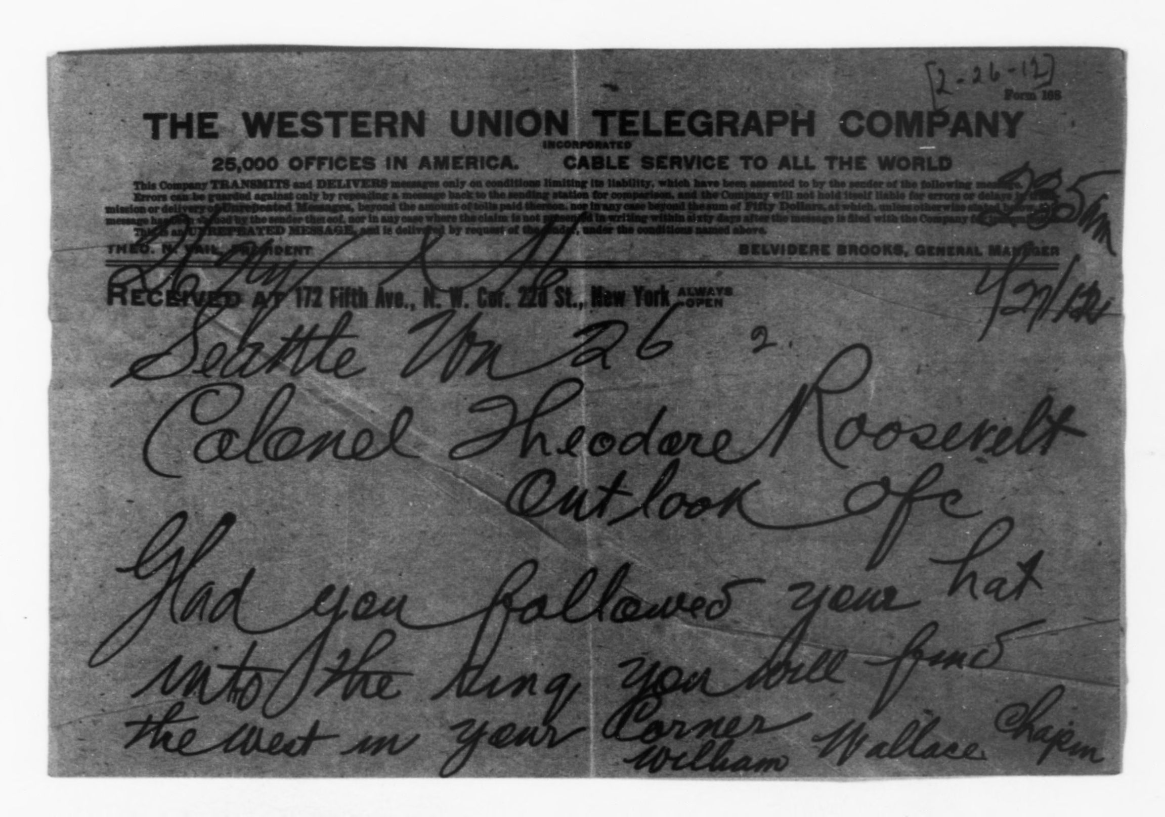 Scanned image of the current content page