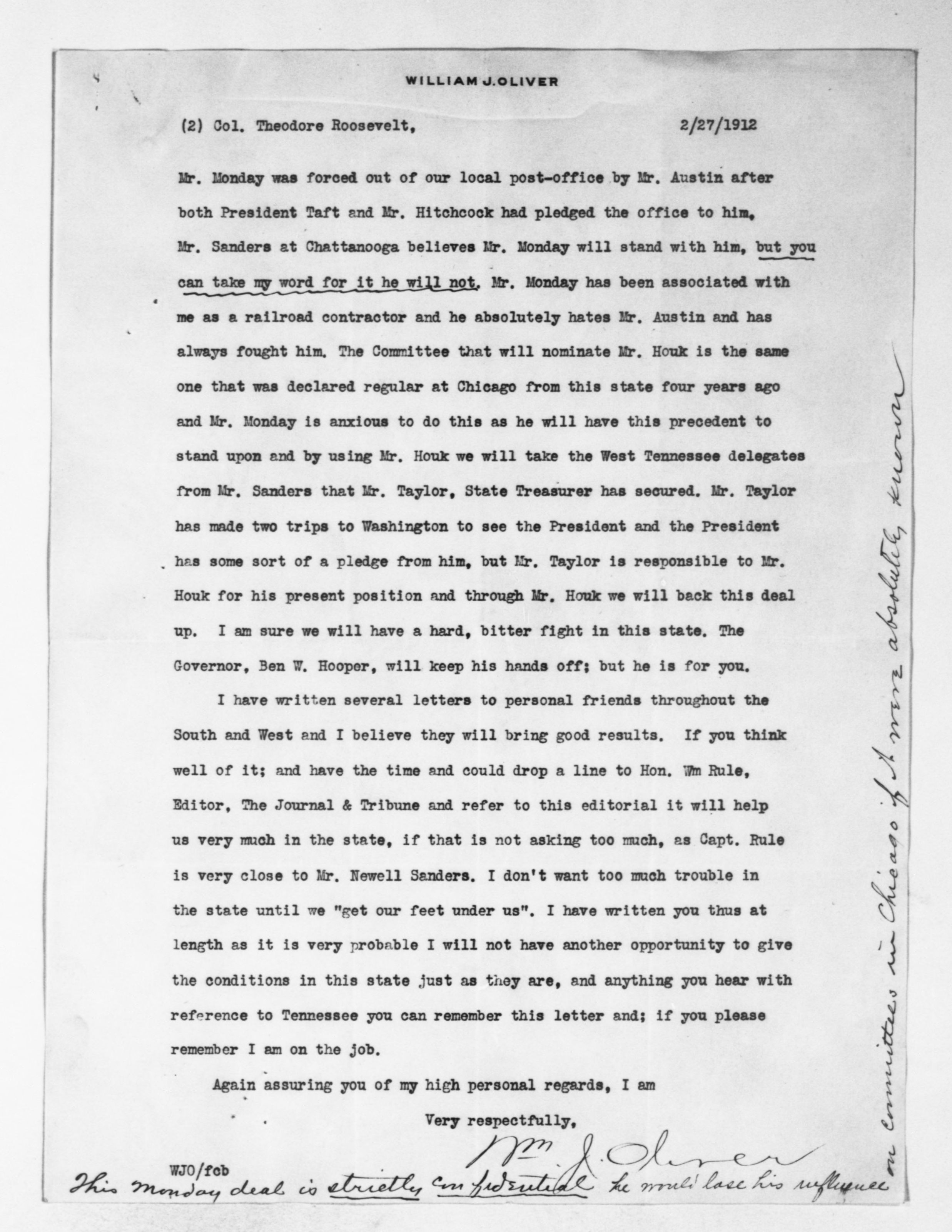 Scanned image of the current content page
