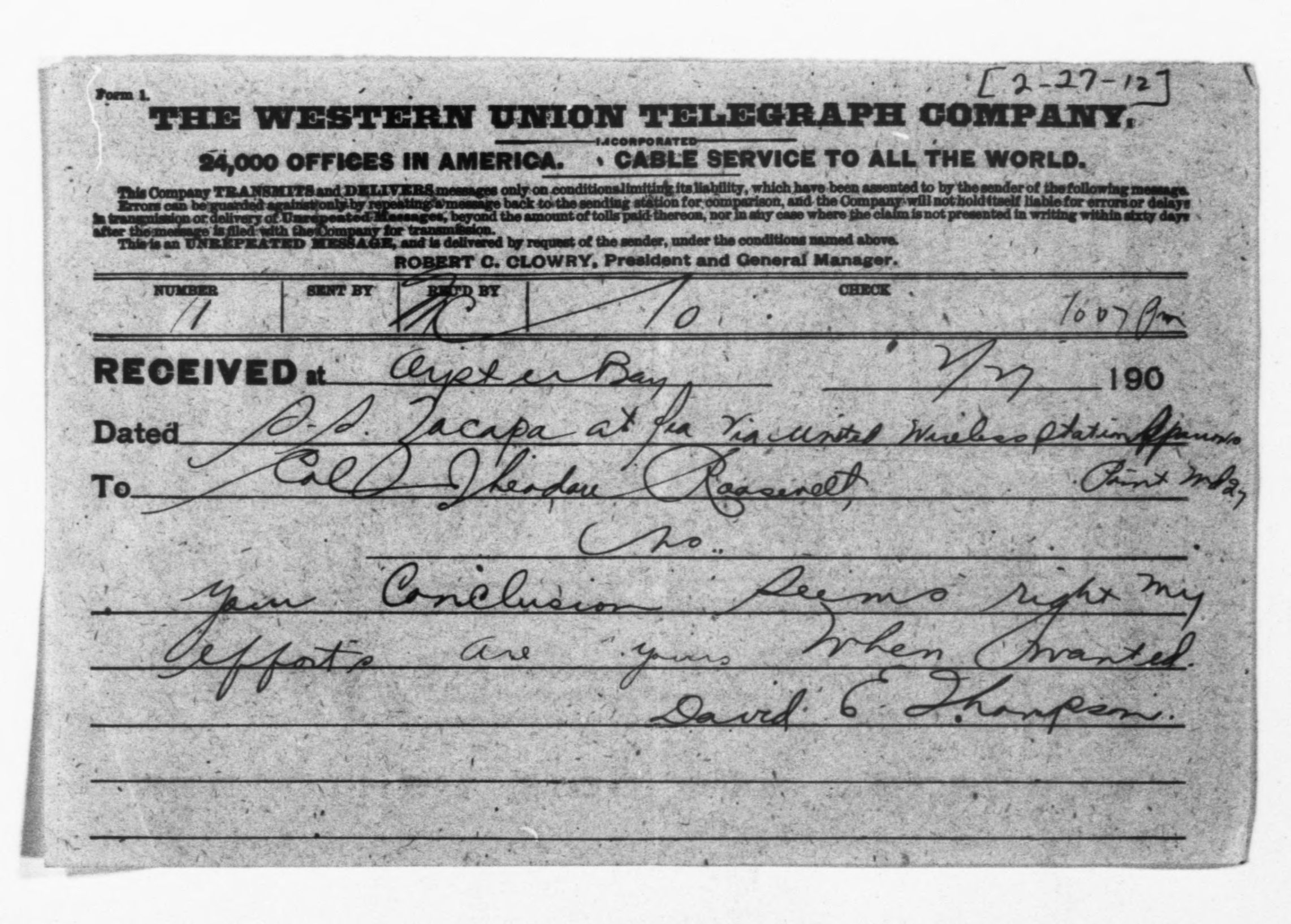 Scanned image of the current content page